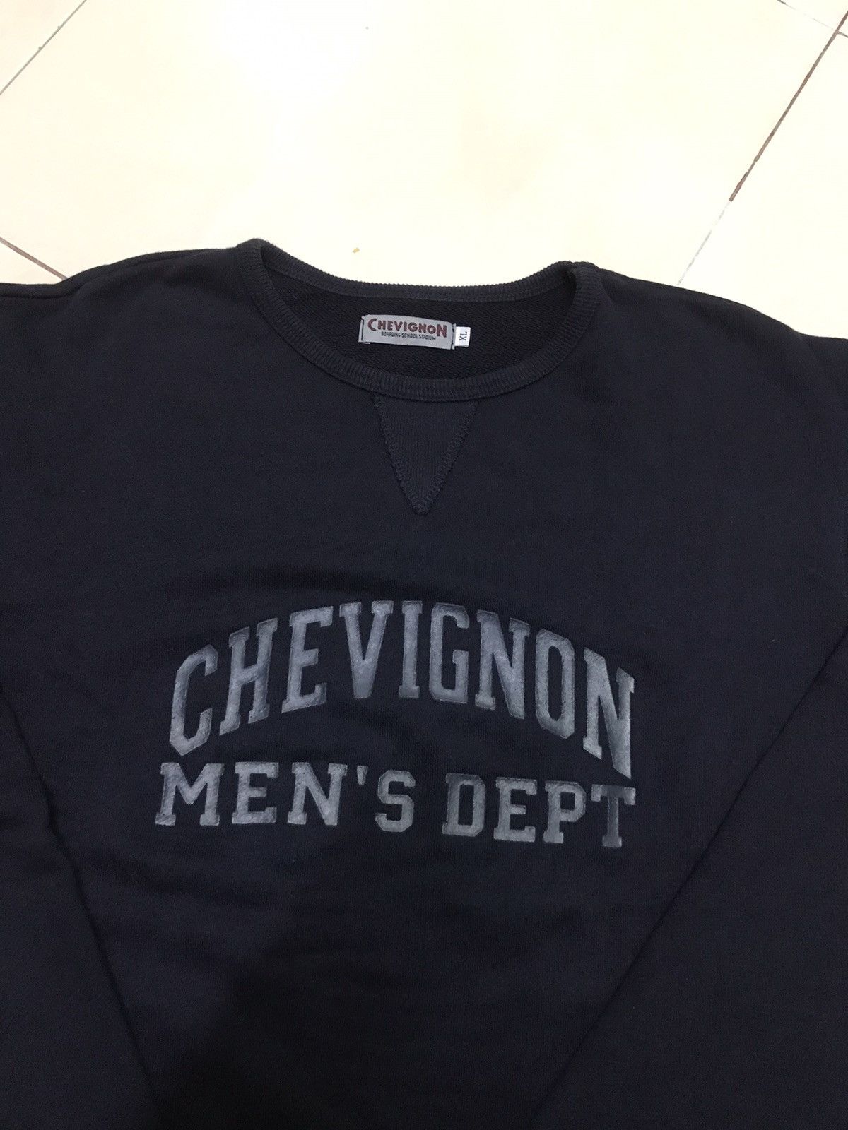 Chevignon DELETE TODAY!!! SWEATSHIRT CHEVIGNON BIG LOGO SPELL OUT Size US L / EU 52-54 / 3 - 4 Thumbnail