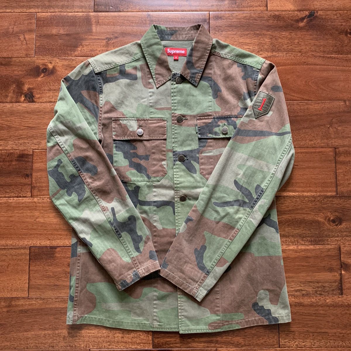 Supreme Supreme usmc shirt jacket l/s medium ss11 camo Size US M / EU 48-50 / 2 - 1 Thumbnail