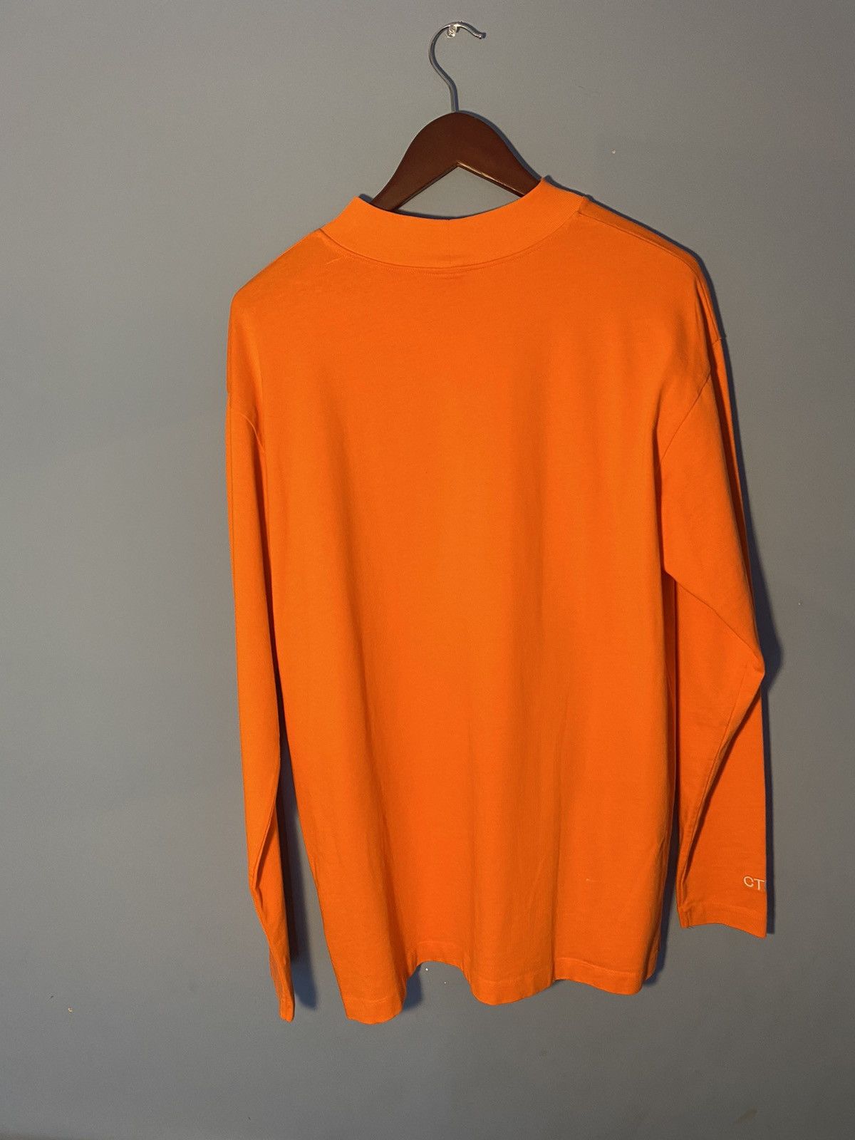 Heron Preston Oversized Heron Preston Mock Neck Orange Long Sleeve Tee Size US S / EU 44-46 / 1 - 4 Thumbnail