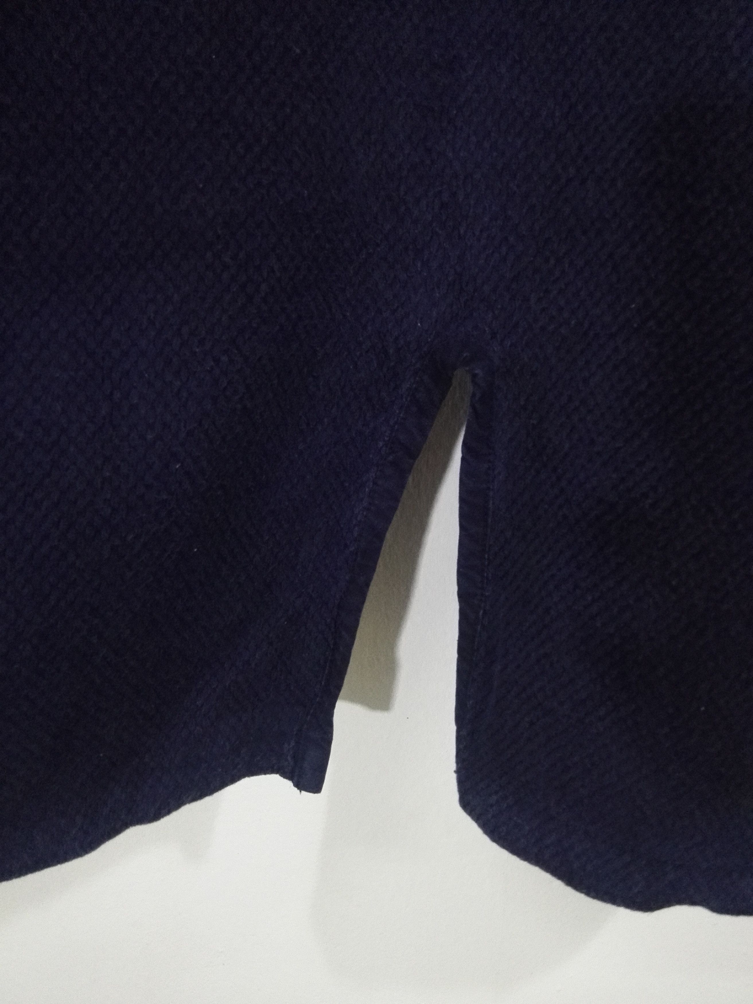 Indigo Vintage Cotton Indigo Japanese Noragi Sashiko Jacket 12 Size US M / EU 48-50 / 2 - 6 Thumbnail