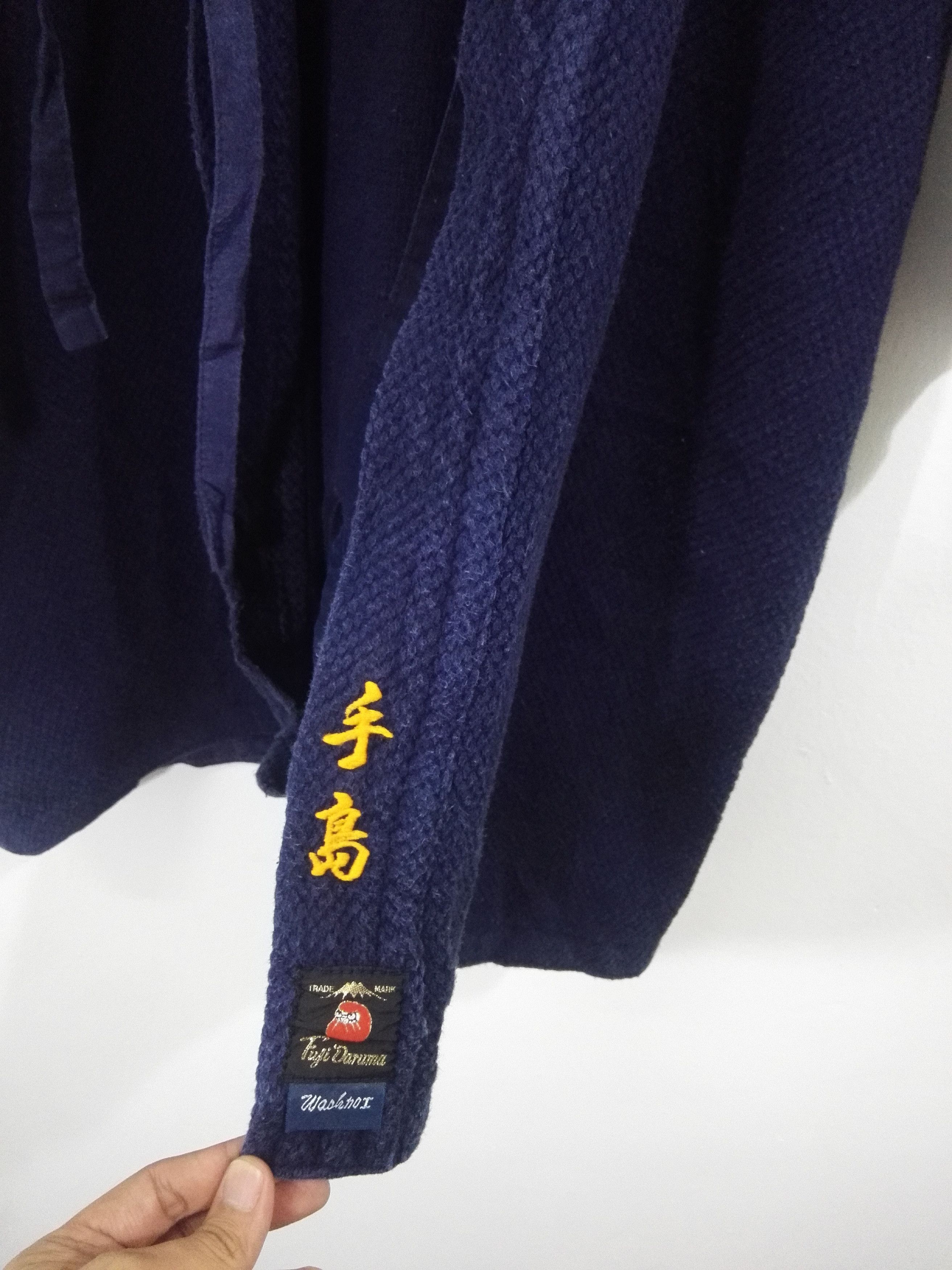 Indigo Vintage Cotton Indigo Japanese Noragi Sashiko Jacket 12 Size US M / EU 48-50 / 2 - 4 Thumbnail