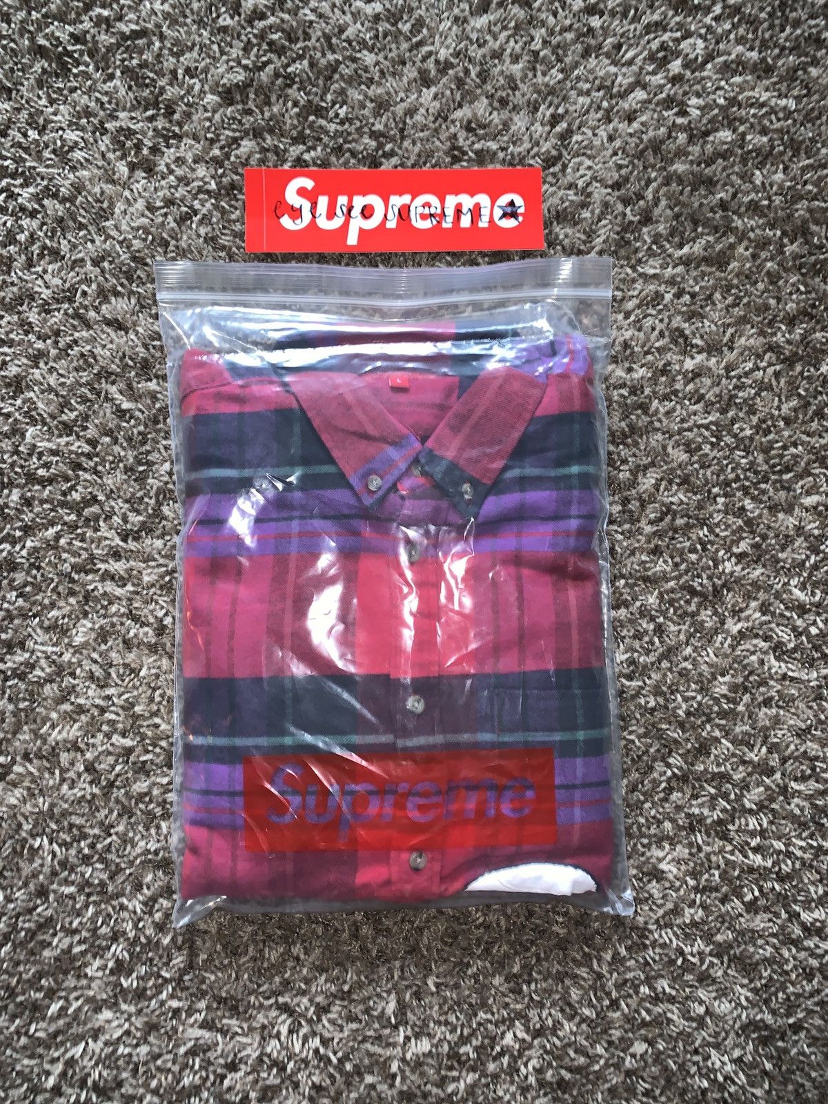 buy discounts Supreme Daniel Johnston Plaid Shirt | www