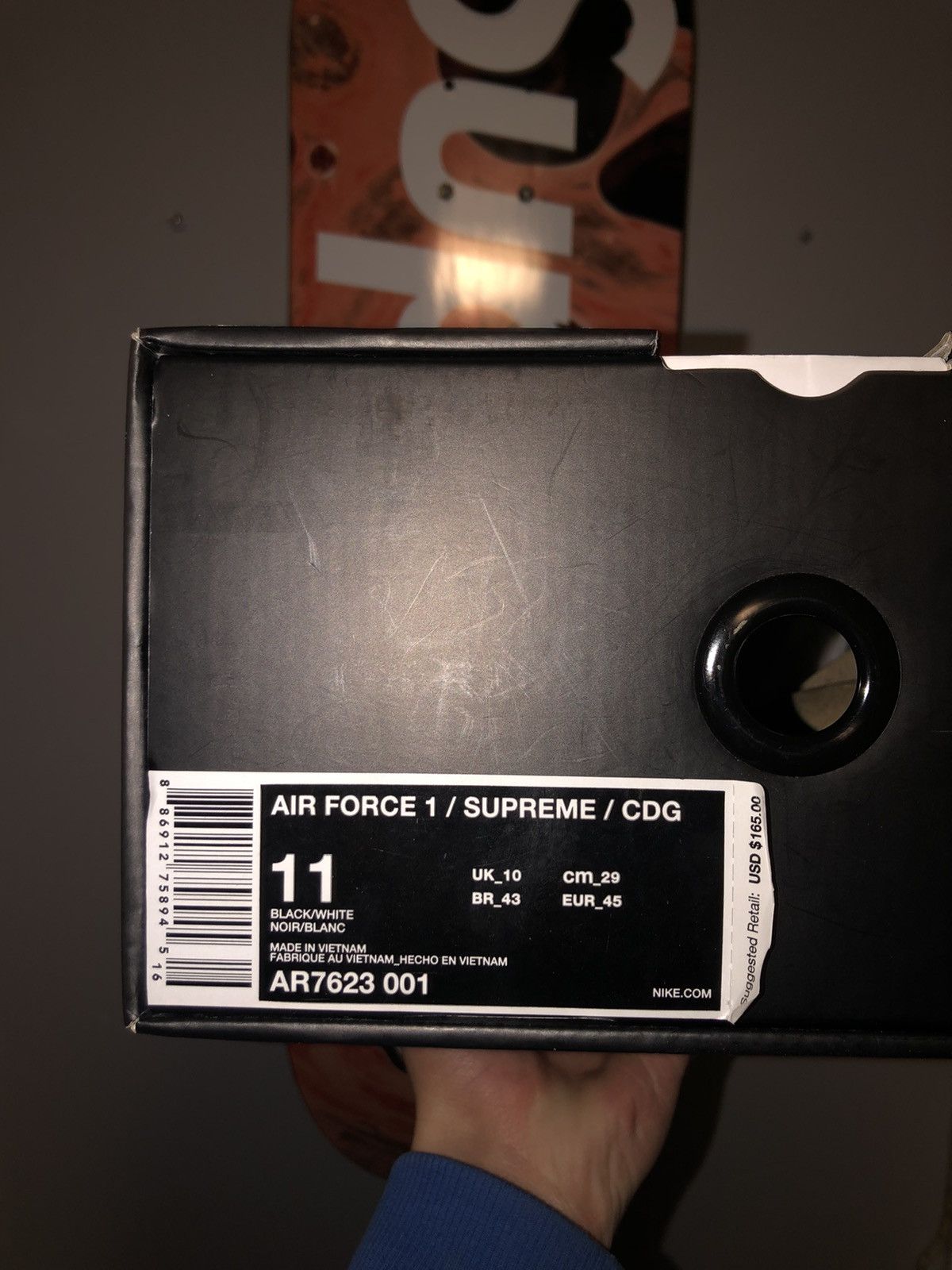 Comme des Garcons Nike x Supreme x Comme does Garçons Air Force 1 Low Size US 11 / EU 44 - 6 Thumbnail