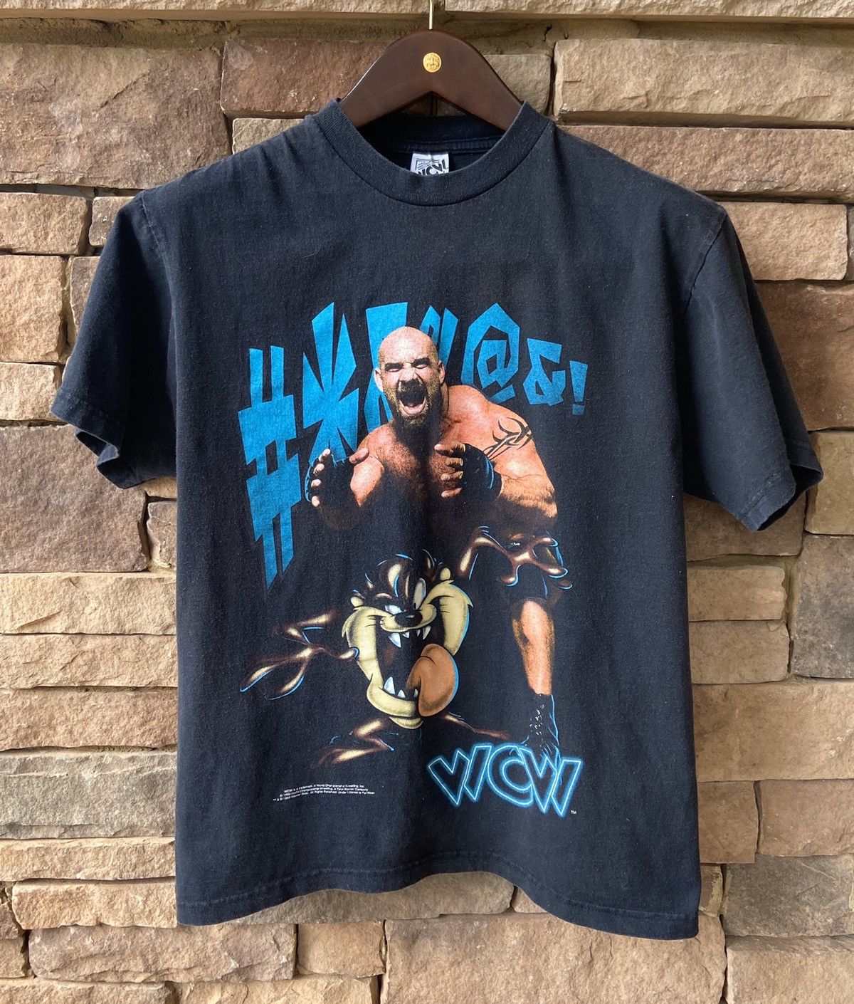 WCW GOLDBERG AND TAZ authentic TEE