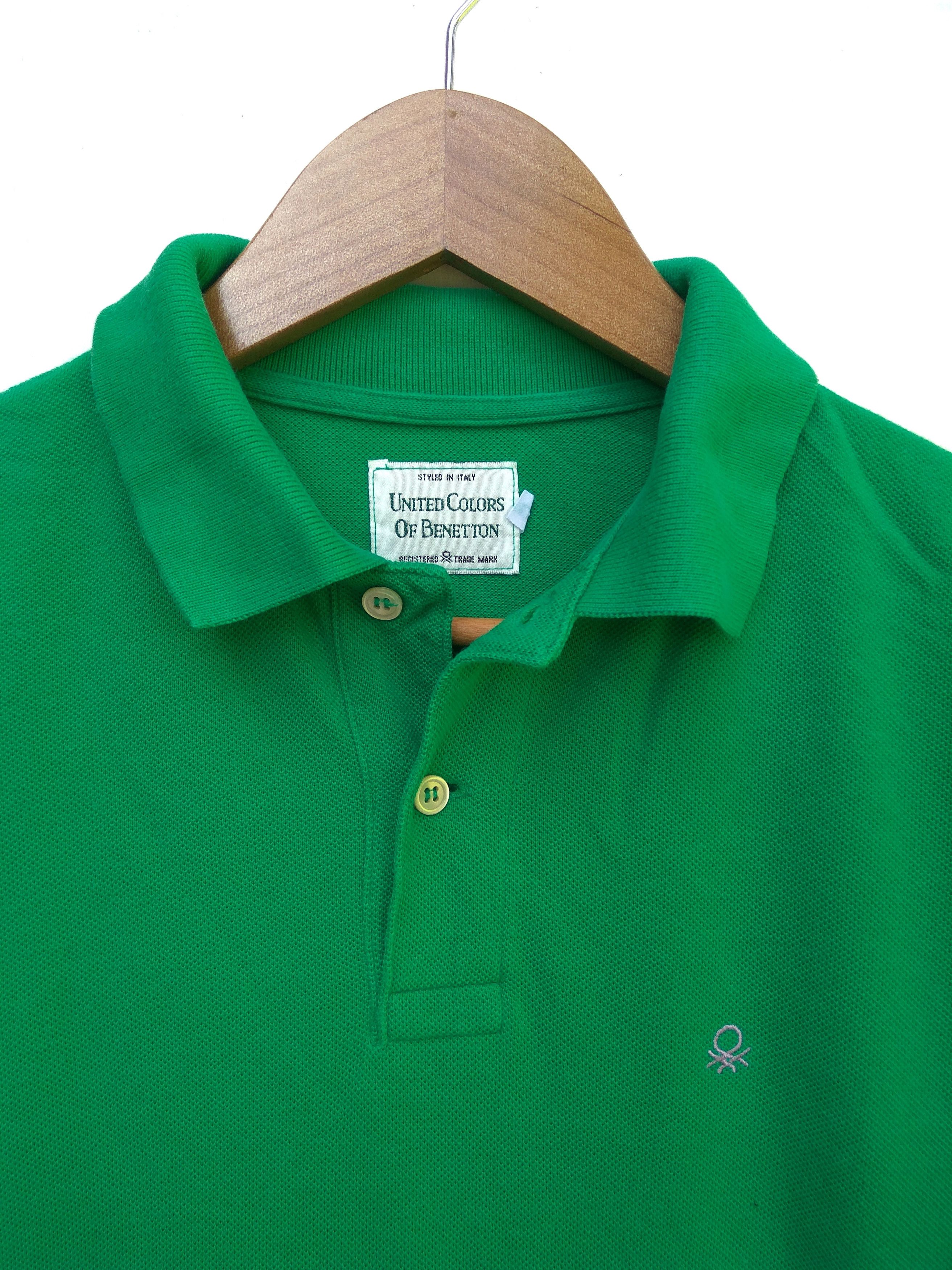 Benetton × United Colors Of Benetton United Colors of Benetton Tshirt polo Embroidery Size US M / EU 48-50 / 2 - 2 Thumbnail
