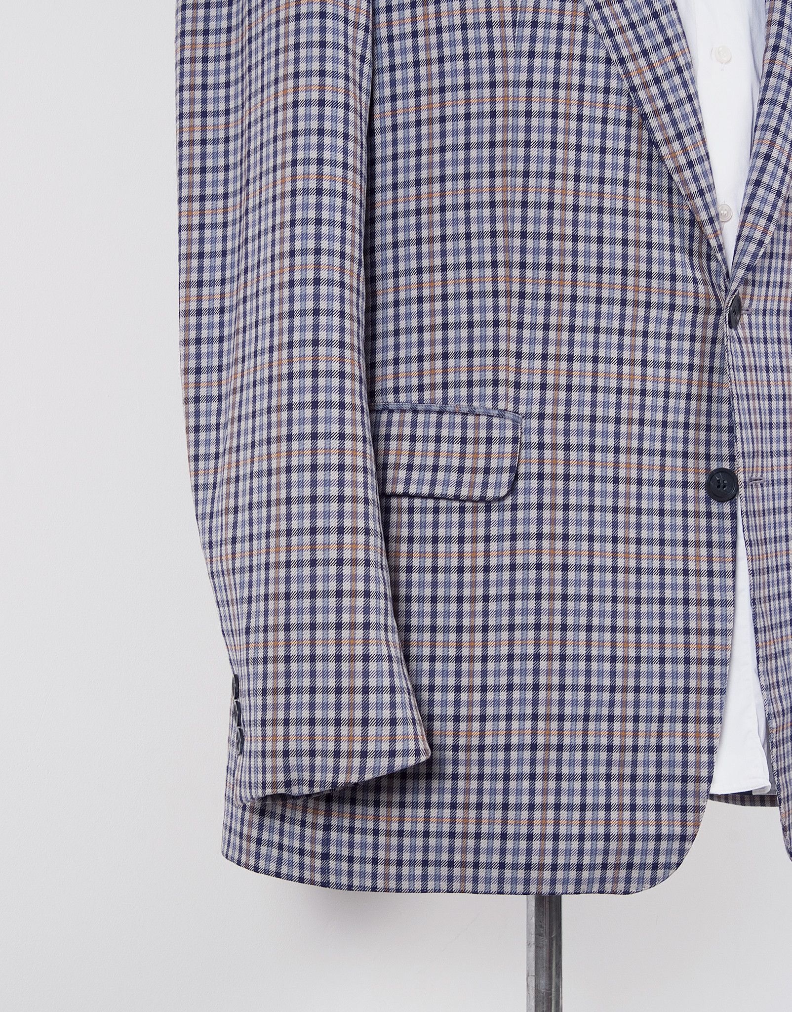 Burberry × Burberry Prorsum Burberry Prorsum Checked Wool Blazer Jacket (US42) Size 42R - 4 Thumbnail