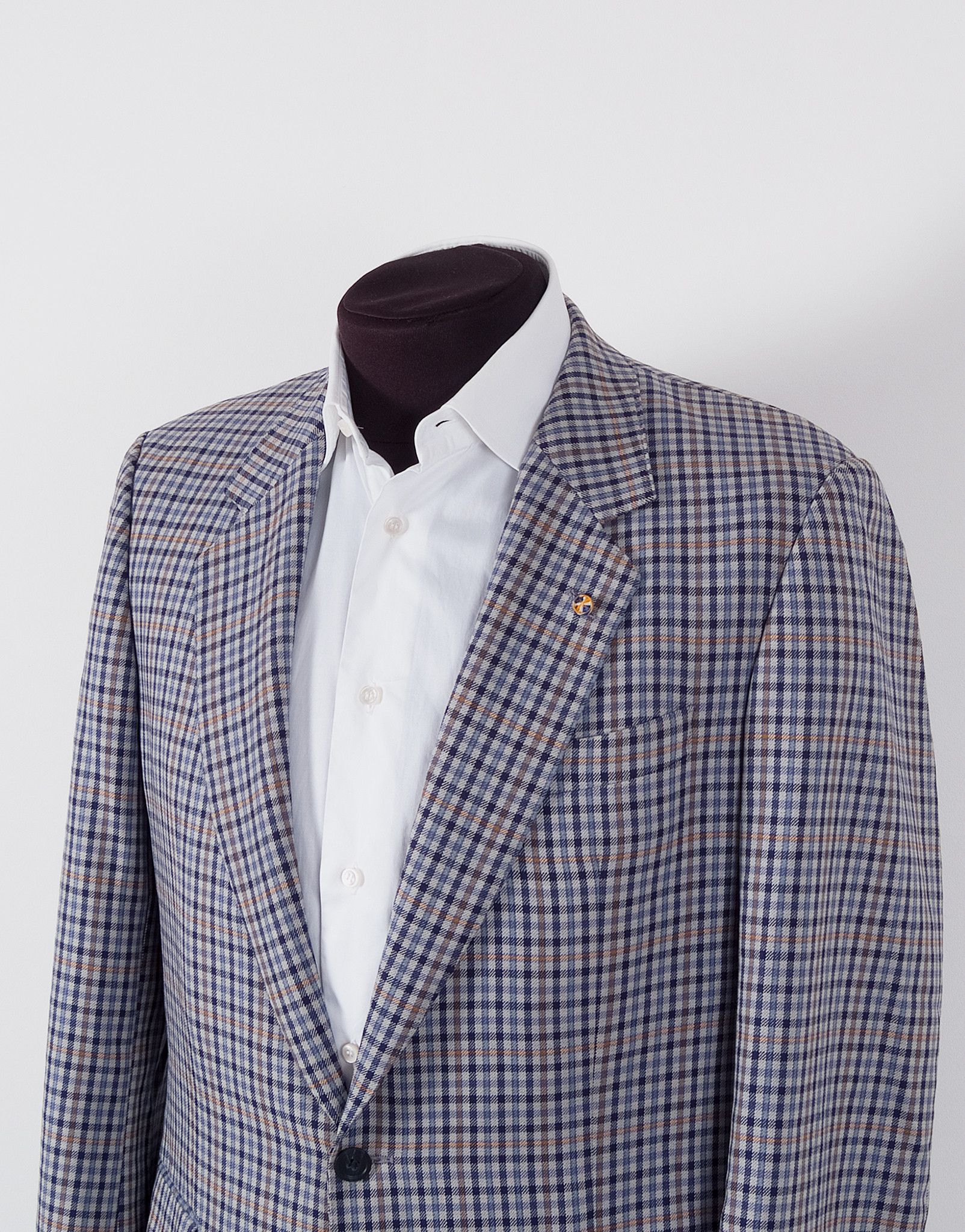 Burberry × Burberry Prorsum Burberry Prorsum Checked Wool Blazer Jacket (US42) Size 42R - 3 Thumbnail