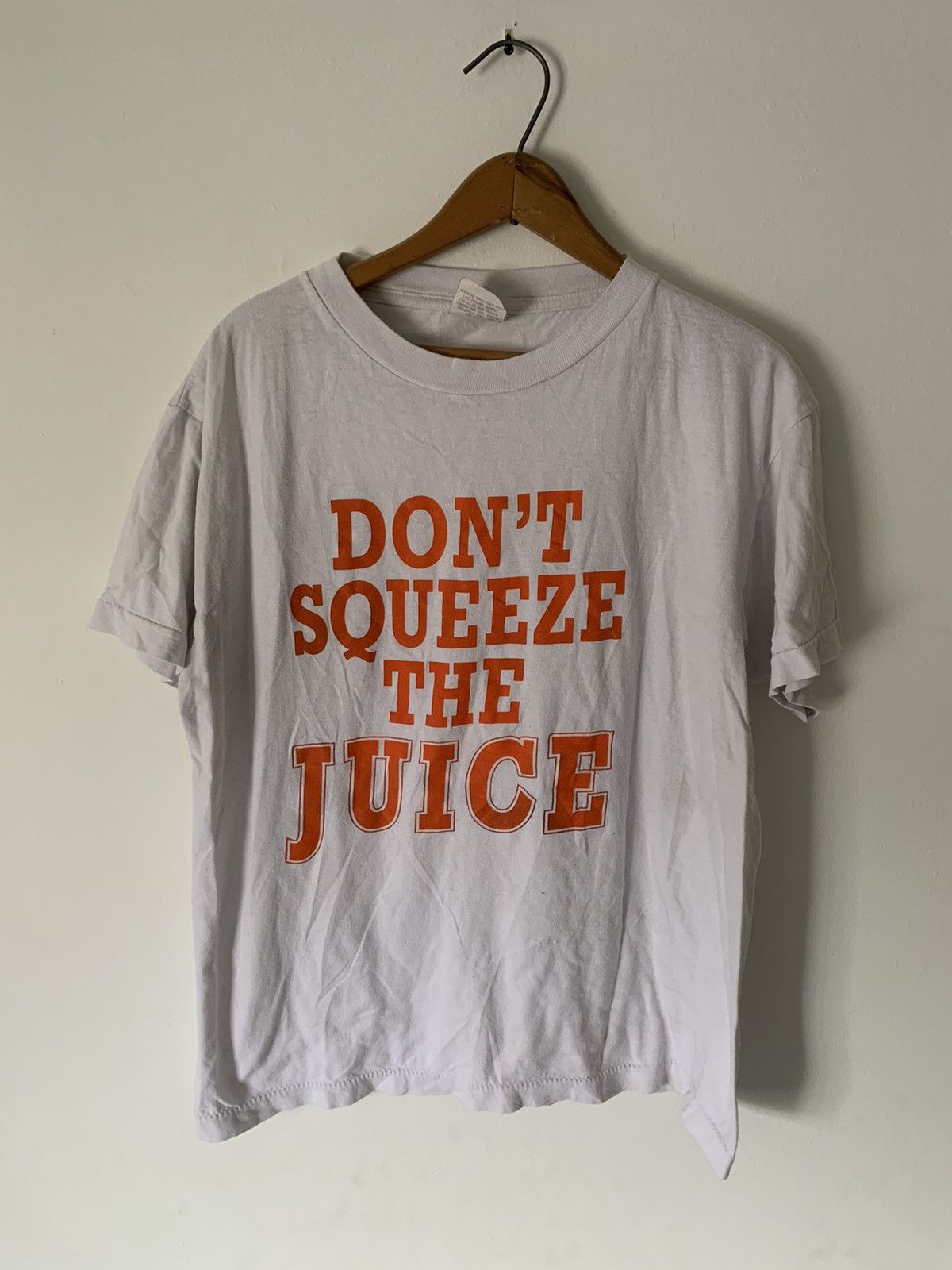 Vintage Vintage OJ Simpson don't squeeze the juice t shirt