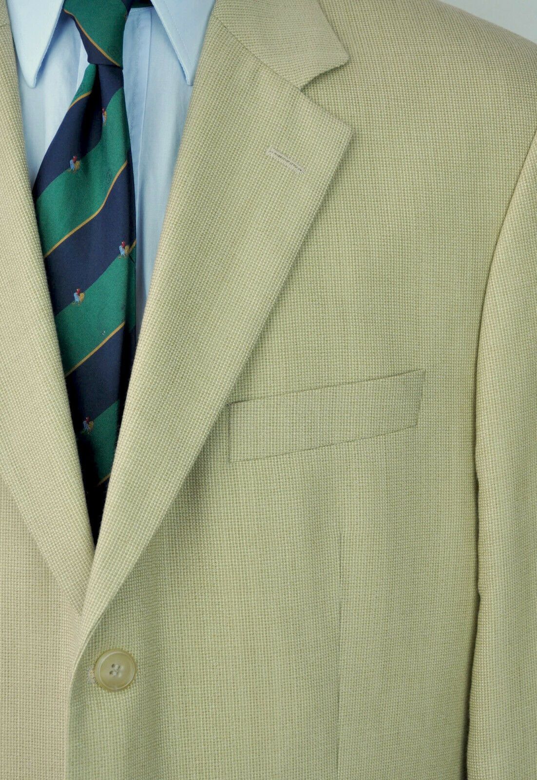 Hugo Boss HUGO BOSS 100% Virgin Wool Blazer Textured Jacket Sport Size 44L - 3 Thumbnail