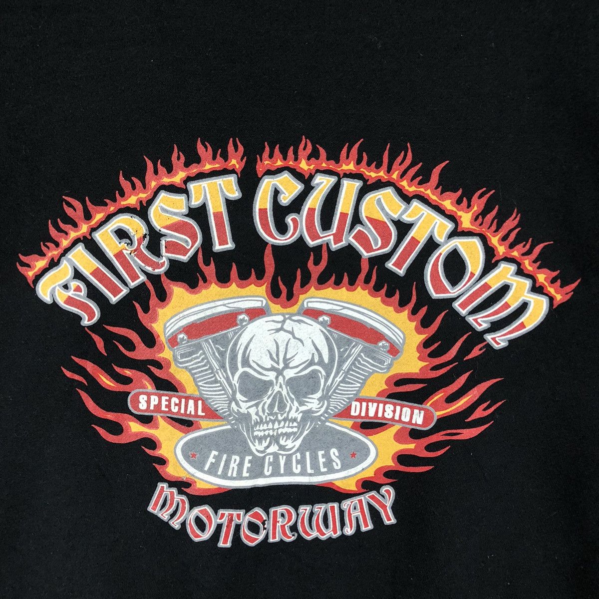 Japanese Brand × Vintage Vintage First Custom Motorway Sweatshirt Nice Design Size US L / EU 52-54 / 3 - 3 Thumbnail