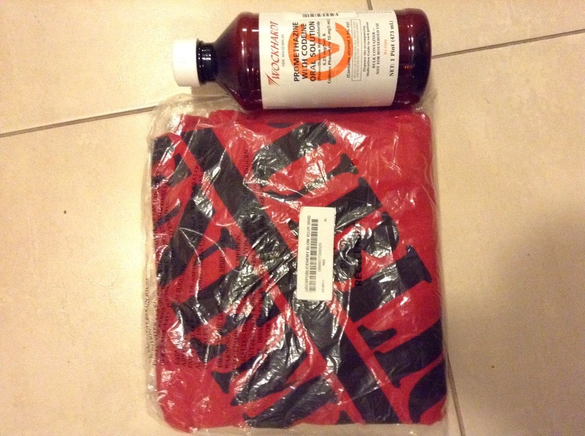 image of Public Enemy T-Shirt in Red, Men's (Size XL)