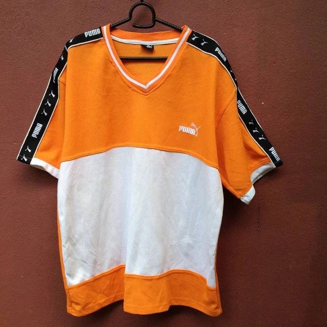 Puma 🔥 PUMA BIG LOGO JERSEY HIP HOP Size US L / EU 52-54 / 3 - 2 Thumbnail