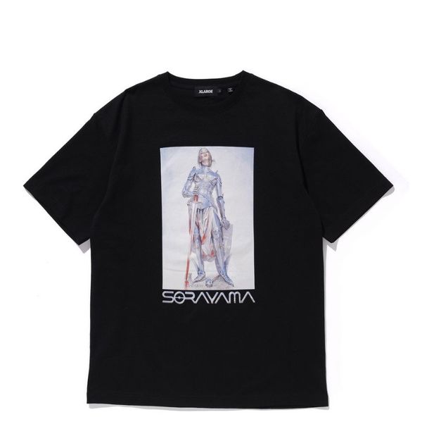 Xlarge Black hajime sorayama Joan of arc tee | Grailed