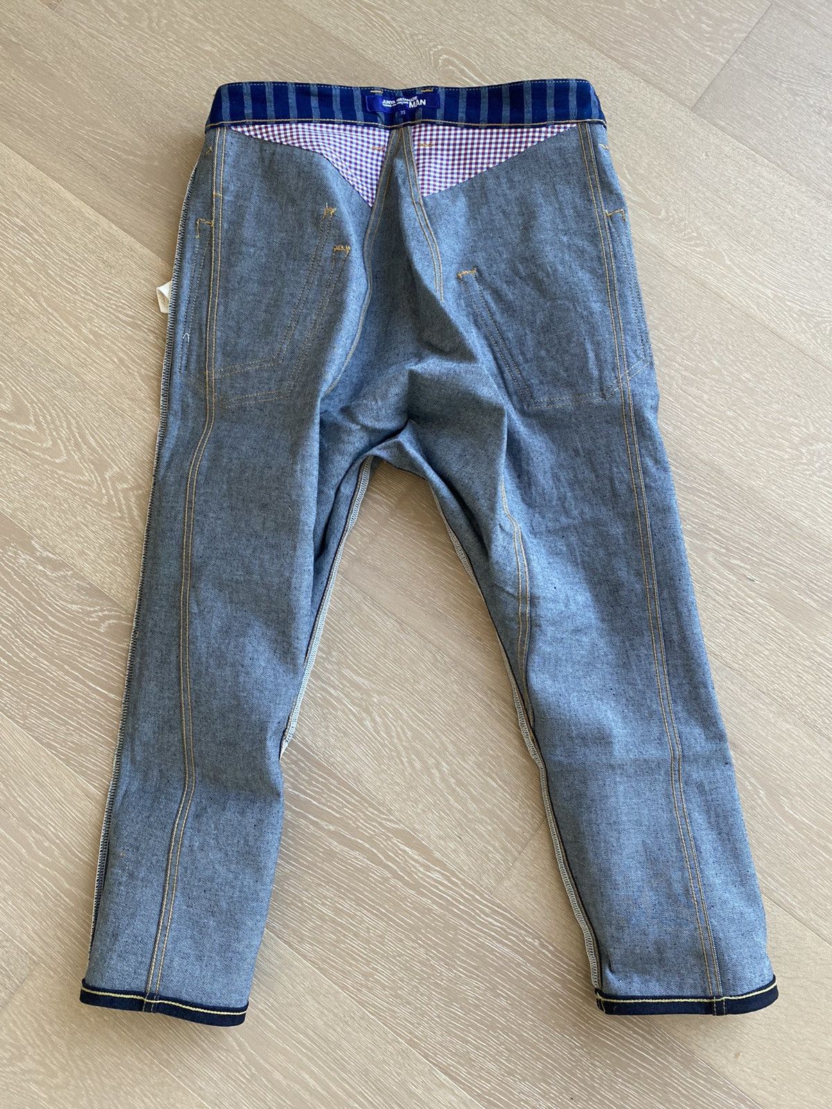 Junya Watanabe JUNYA WATANABE MAN COMME DES GARCONS Cropped Jeans Size US 30 / EU 46 - 13 Thumbnail