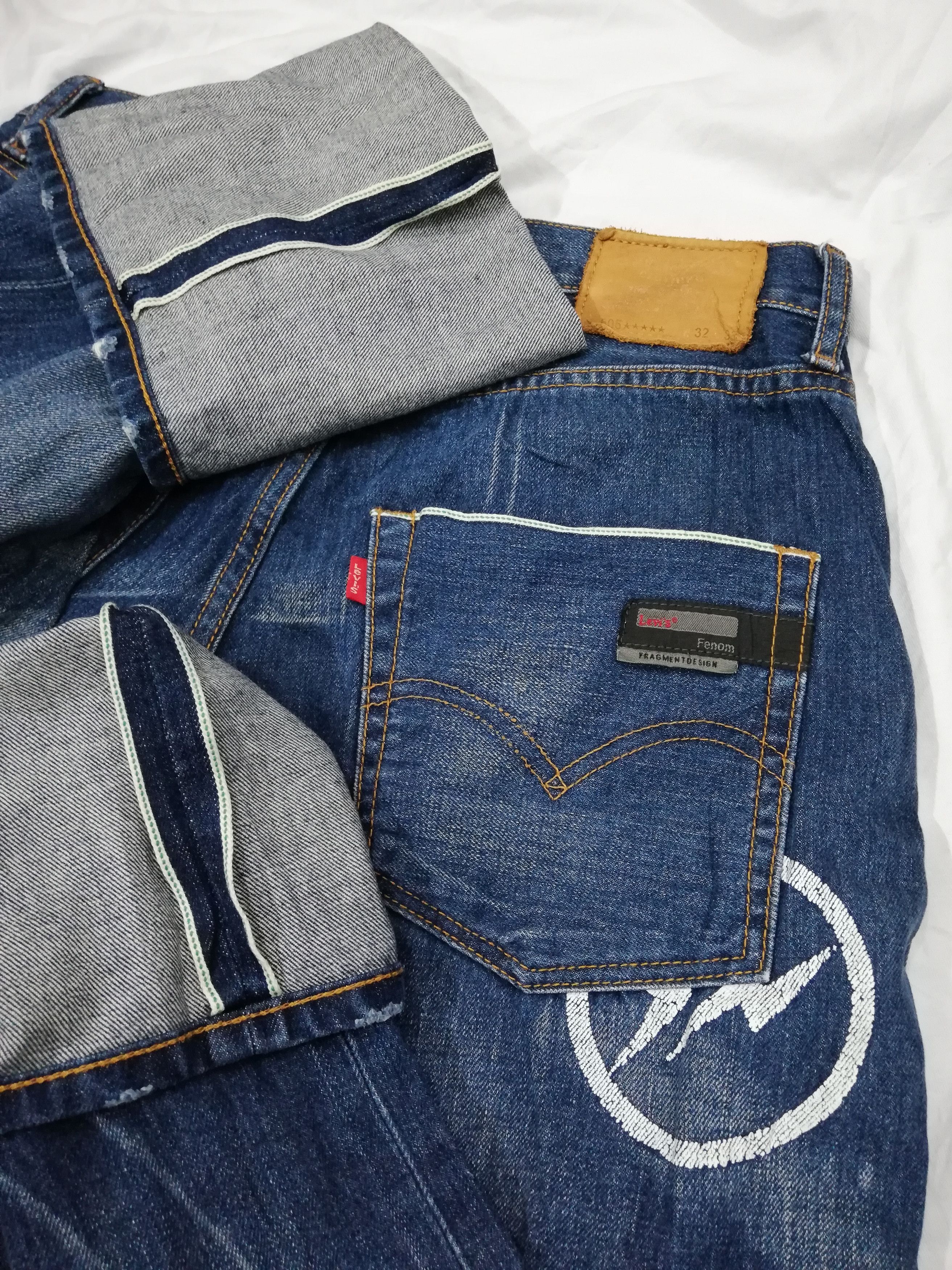 Levi's Levis Fenom 505 X Fragment Design Selvedge Jeans | Grailed