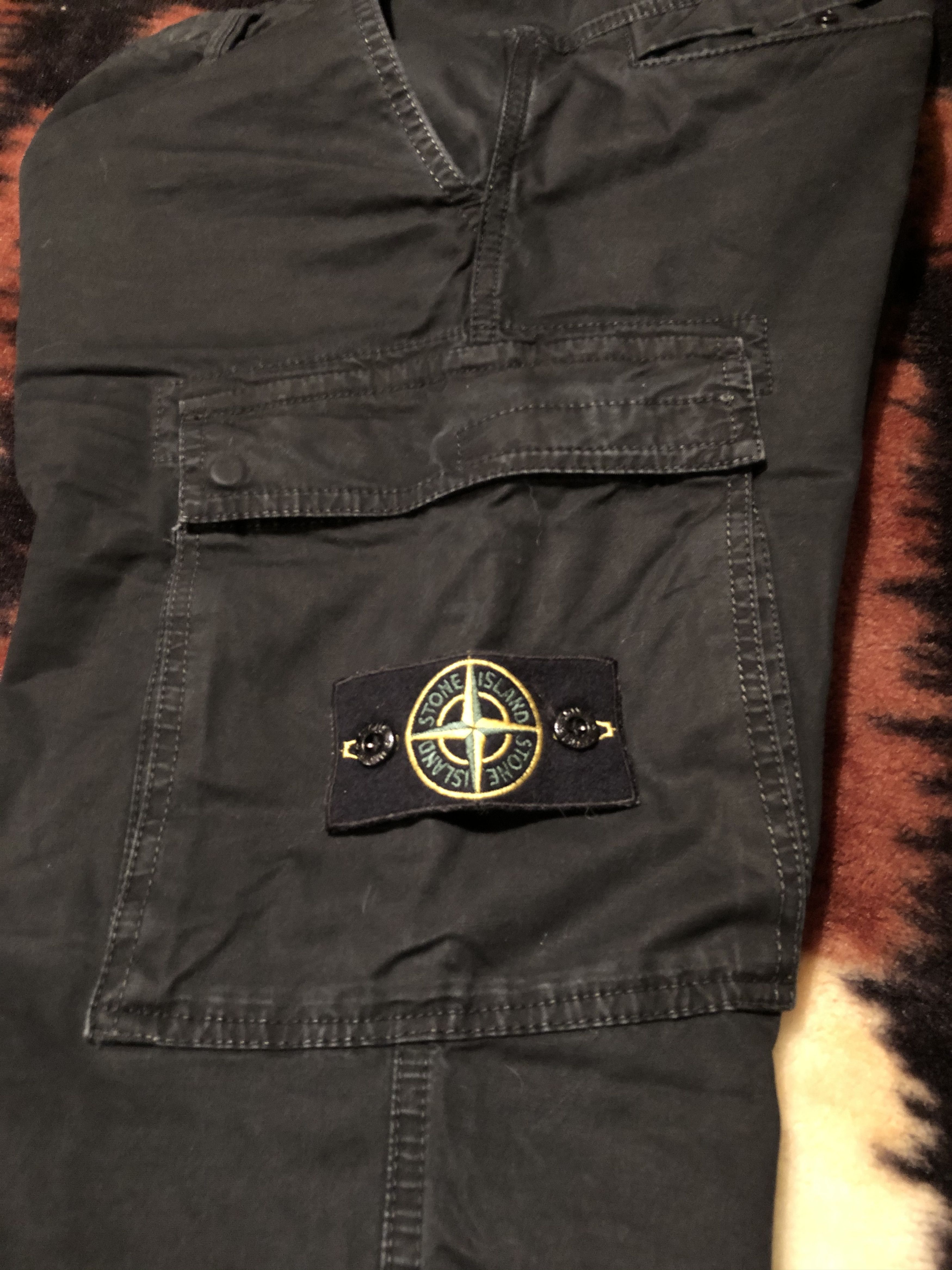 Stone Island Stone island stretch cargo pant -old effect- Size US 30 / EU 46 - 2 Thumbnail