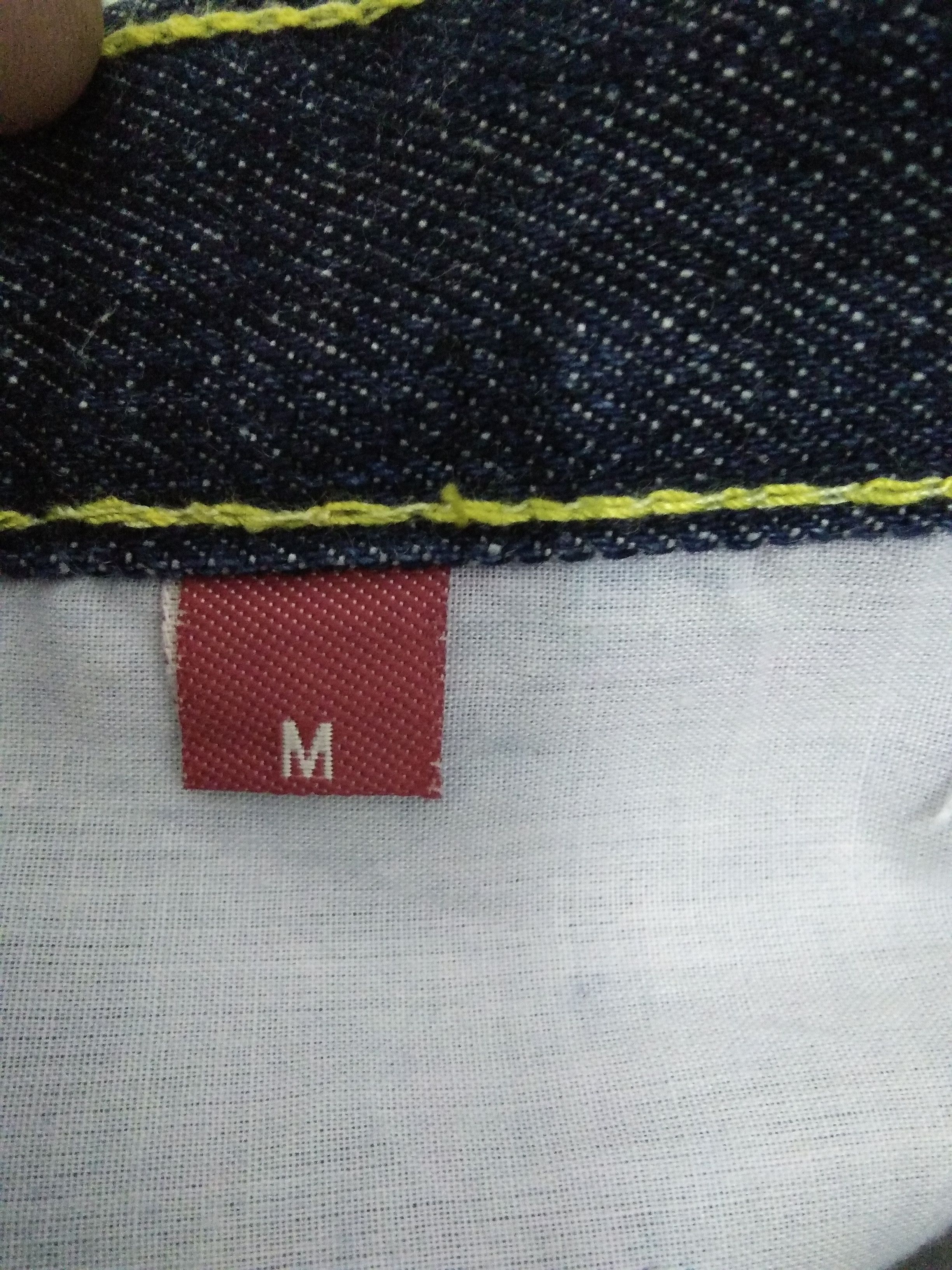 Japanese Brand MAD MONSTER x MORPLEQ DENIM PAINT (A786) Size US 32 / EU 48 - 6 Thumbnail