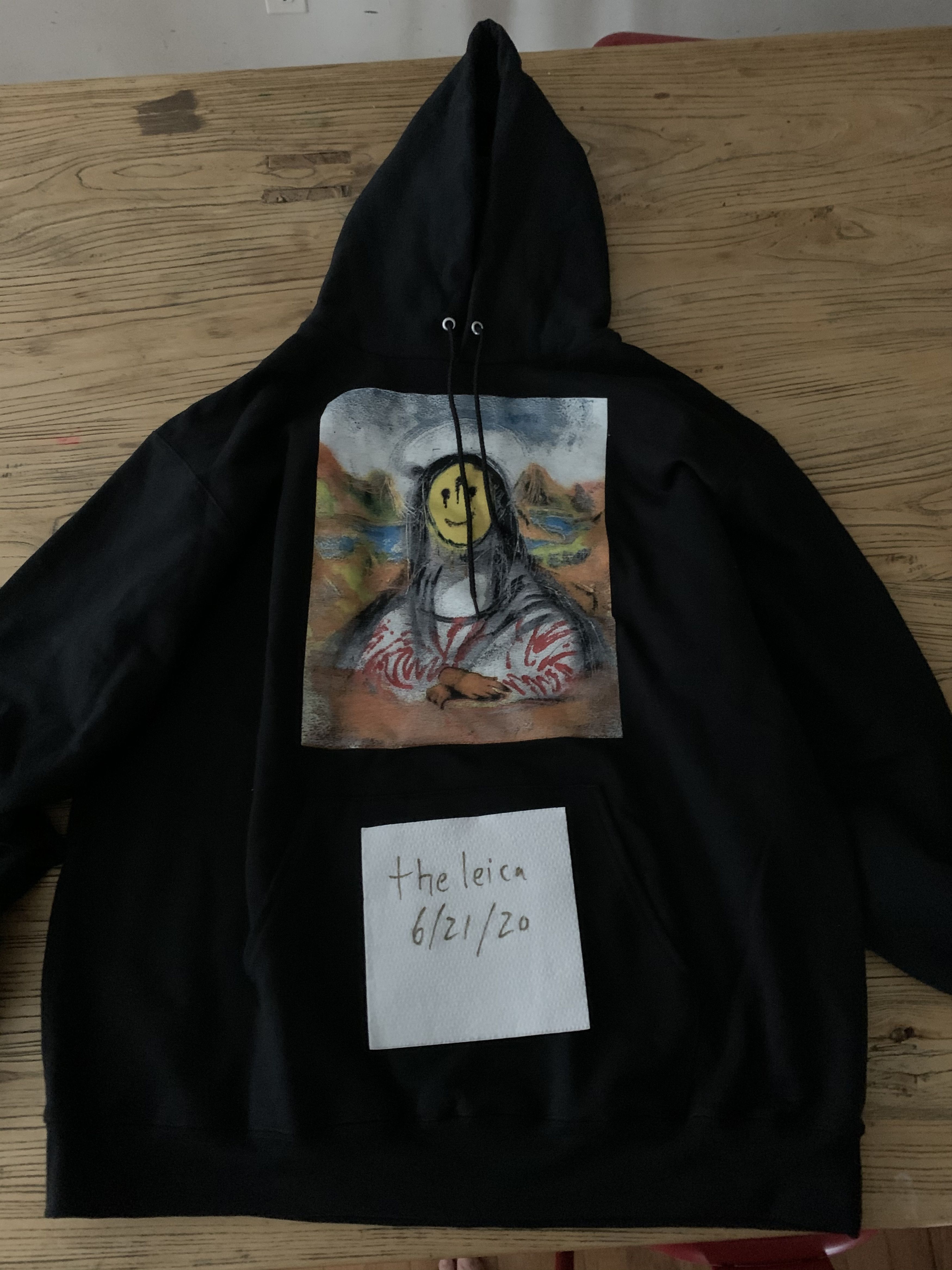 T-shirt Westside Gunn X Isaac Pelayo - Mona Lisa Pray For Paris - Champion - Taille M - Neuf Avec étiquettes
