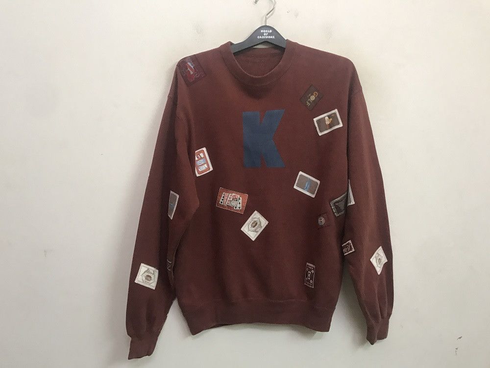 Old Karl Helmut Made in Japan All Over Patches Sweatshirt
