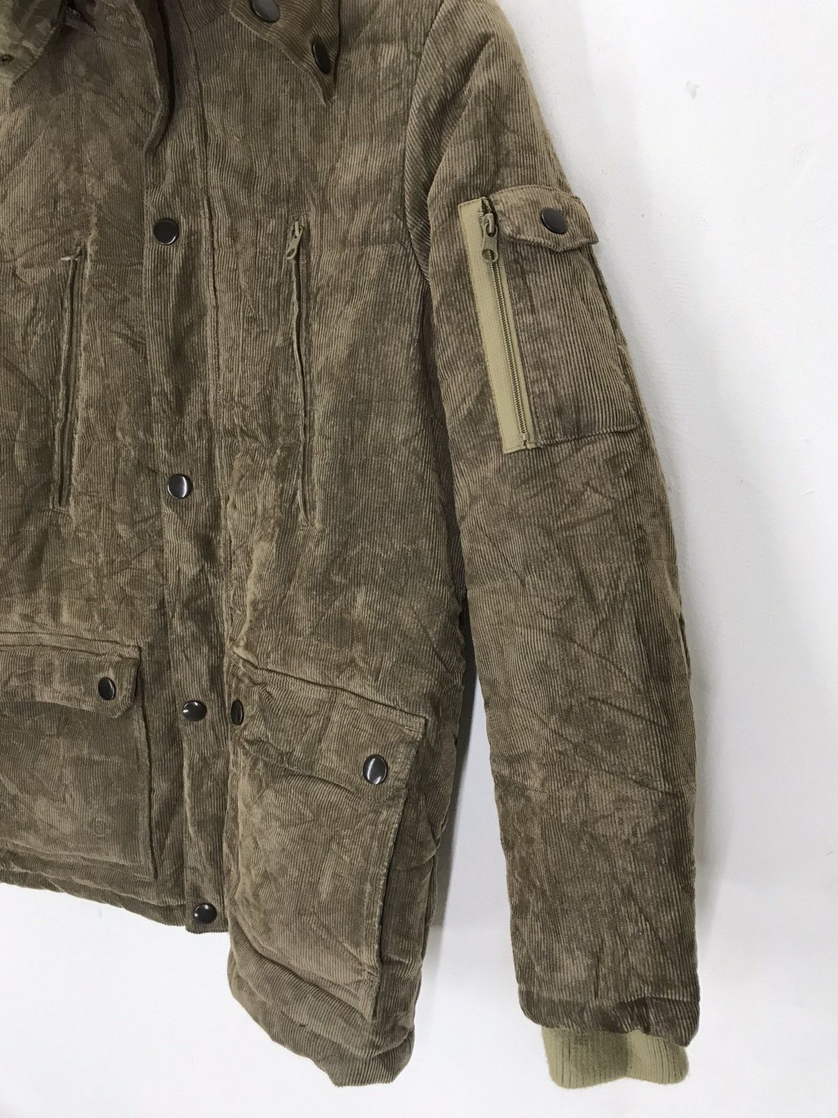Global Work × Japanese Brand Global work corduroy fur hoodie parka jacket Size US L / EU 52-54 / 3 - 3 Thumbnail