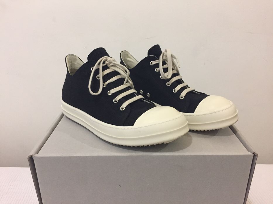 Rick owens hot sale low canvas