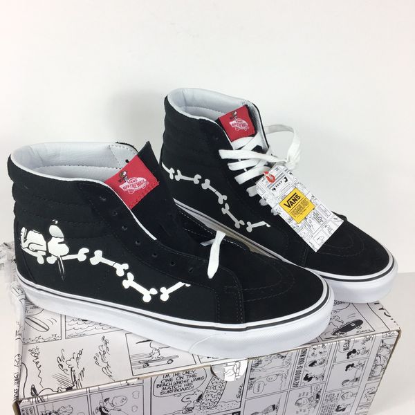 Vans VANS x Peanuts SK8-Hi Reissue Snoopy Bones Black White 8/9.5