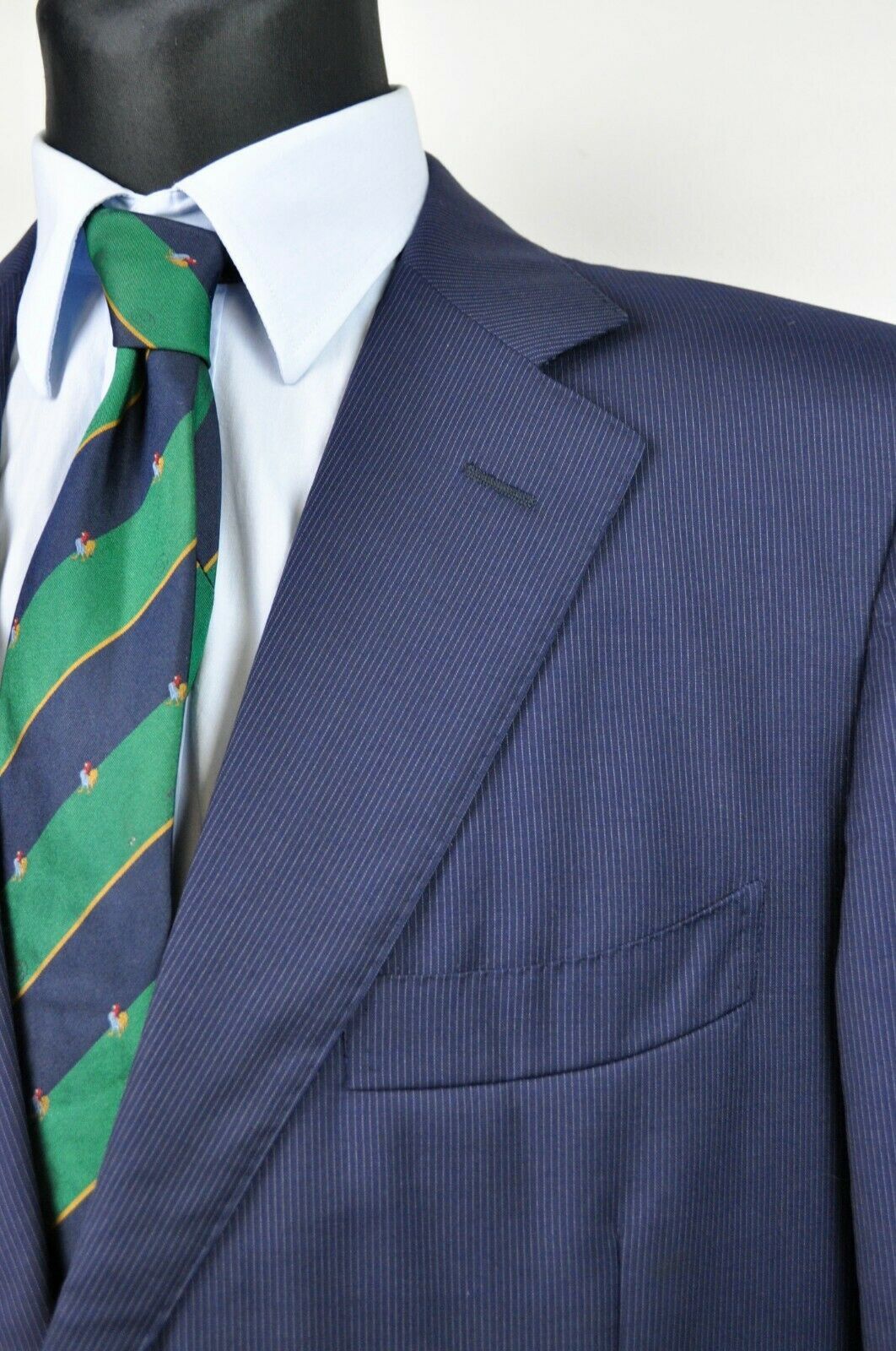 Suitsupply SUIT SUPPLY Super 110's Wool Blazer Blue Suit Jacket Coat Size 44R - 3 Thumbnail