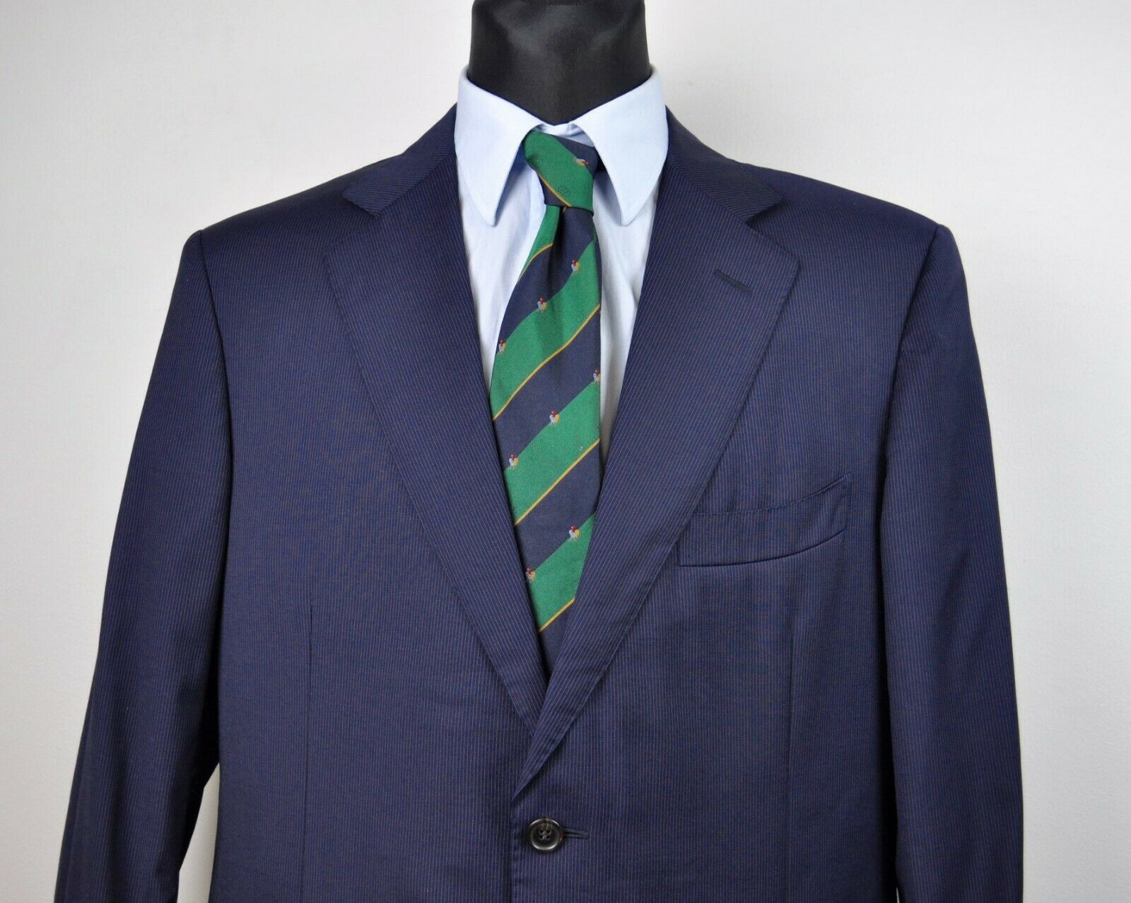 Suitsupply SUIT SUPPLY Super 110's Wool Blazer Blue Suit Jacket Coat Size 44R - 2 Thumbnail