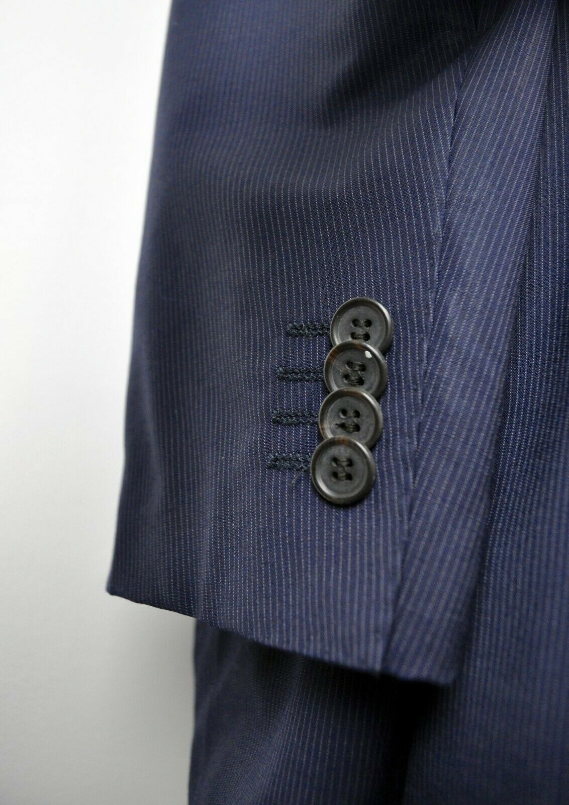 Suitsupply SUIT SUPPLY Super 110's Wool Blazer Blue Suit Jacket Coat Size 44R - 5 Thumbnail