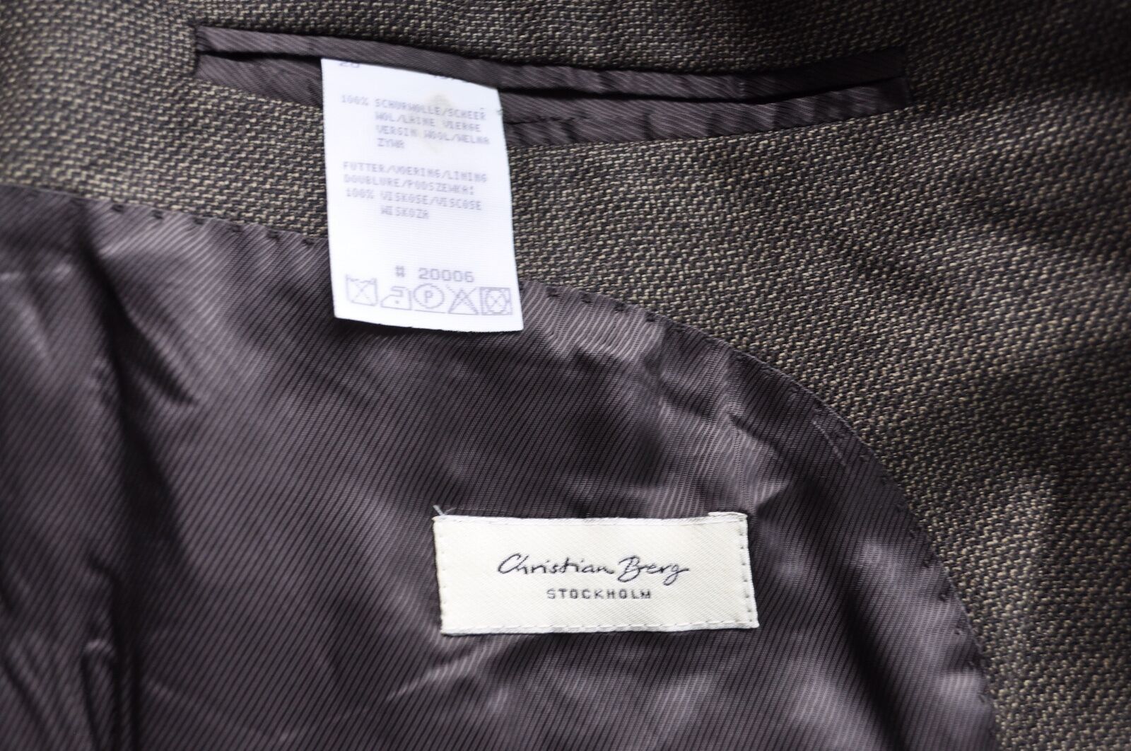 Designer × Other CHRISTIAN BERG Textured Blazer Wool Jacket Suit top Sakko Size 46R - 7 Thumbnail