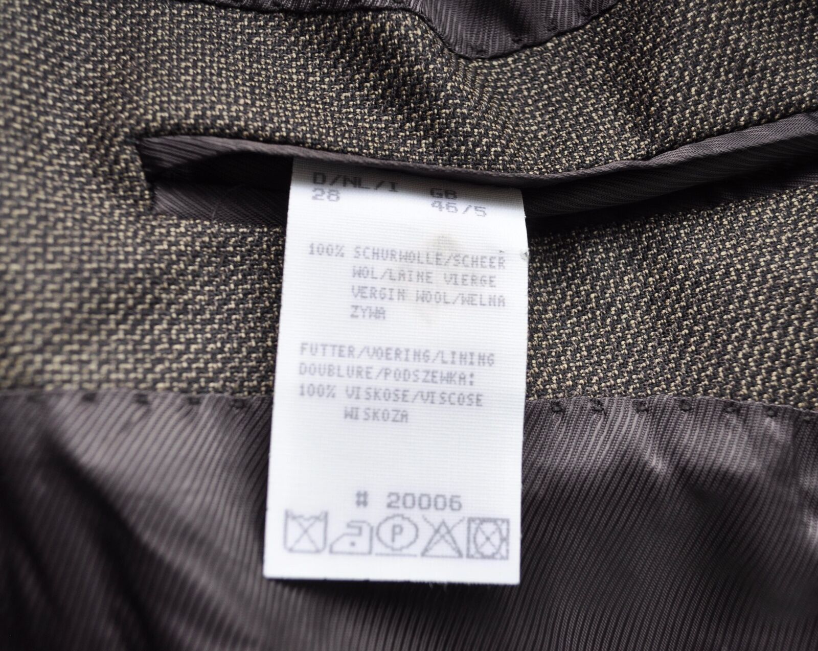 Designer × Other CHRISTIAN BERG Textured Blazer Wool Jacket Suit top Sakko Size 46R - 8 Thumbnail