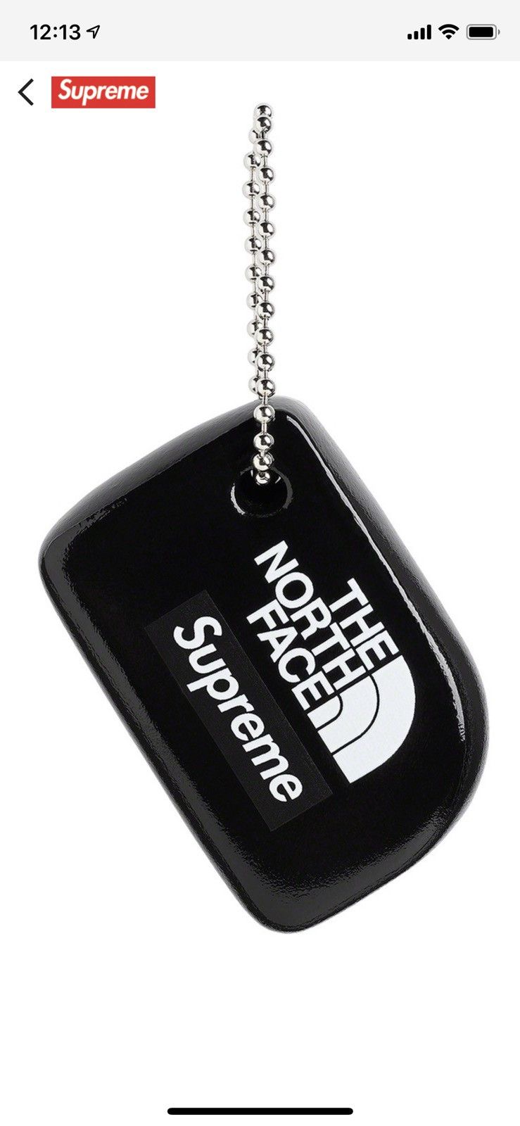 Supreme × The North Face Supreme x TNF Floating Keychain | Grailed