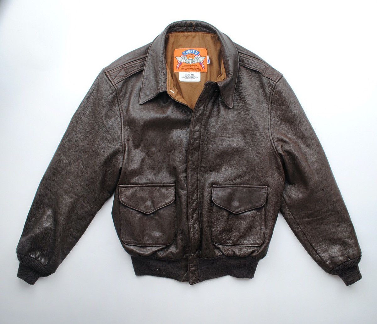 Vintage Cooper Leather Jacket Vintage Type A2 U.S. Air Force | Grailed