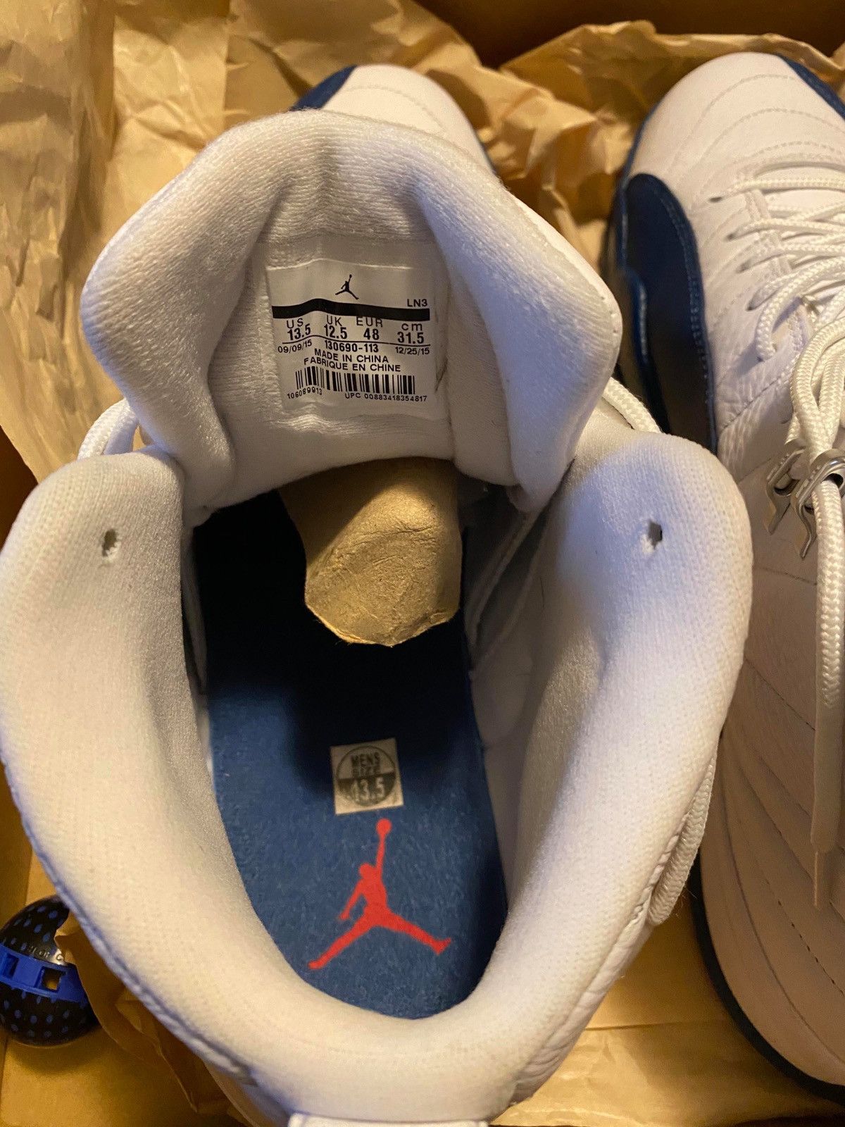 Jordan Brand × Nike Air Jordan 12 Retro “French Blue” 2016 Size US 13 / EU 46 - 3 Thumbnail