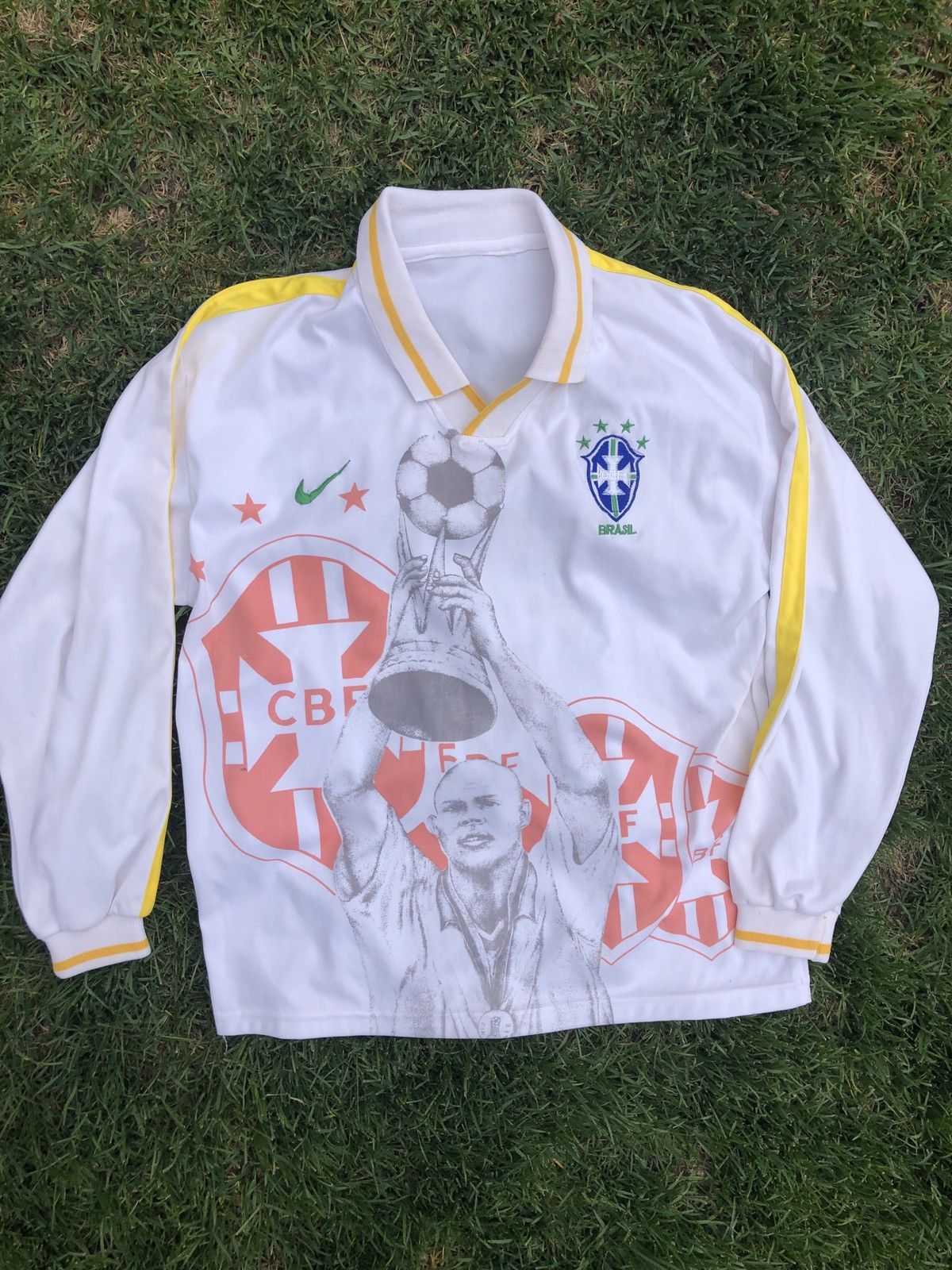 Nike × Soccer Jersey × Vintage R9 Ronaldo Jersey X Nike X Brazil | Grailed