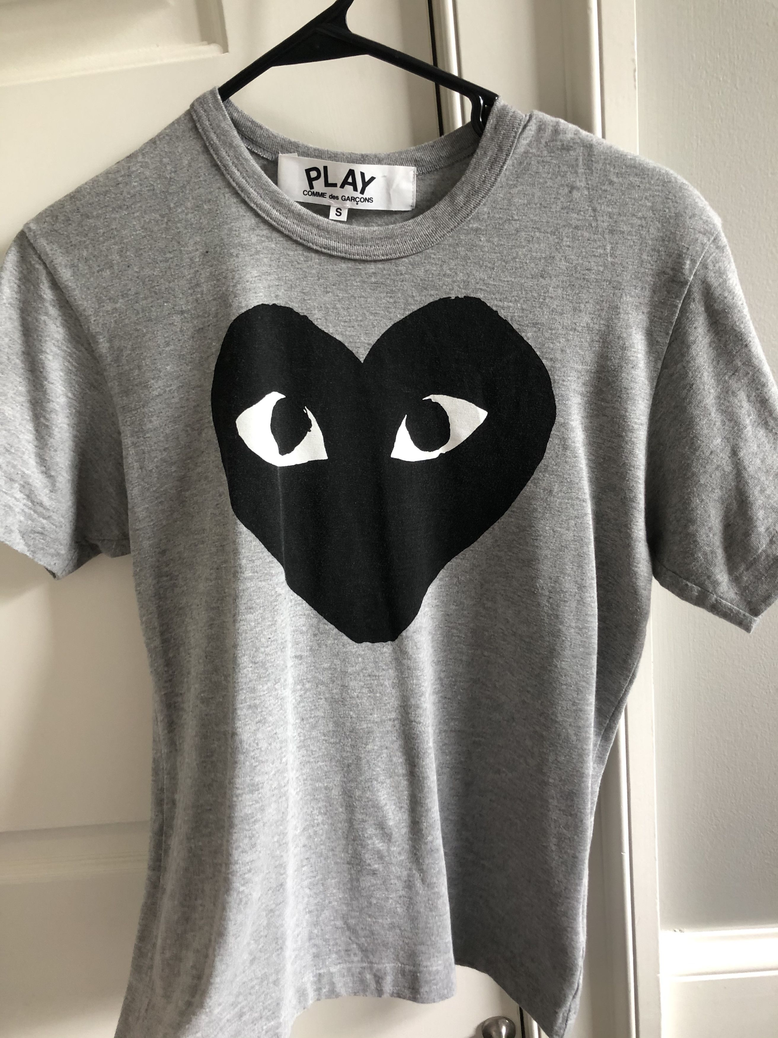 Cdg play shirt sale sales