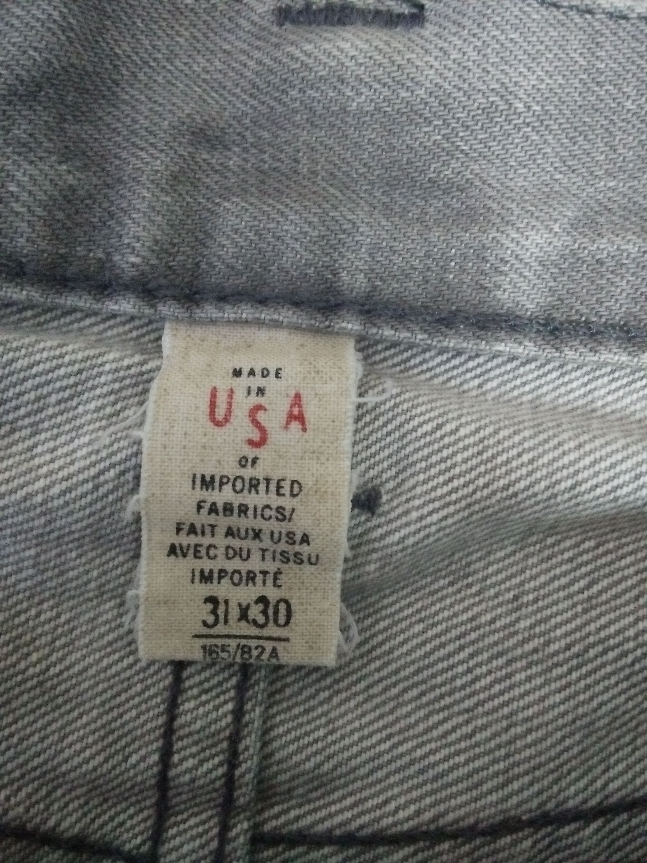 RRL Ralph Lauren RRL POLO RALPH LAUREN DOUBLE R SELVEDGE DENIM (B199) w35 Size US 35 - 7 Thumbnail