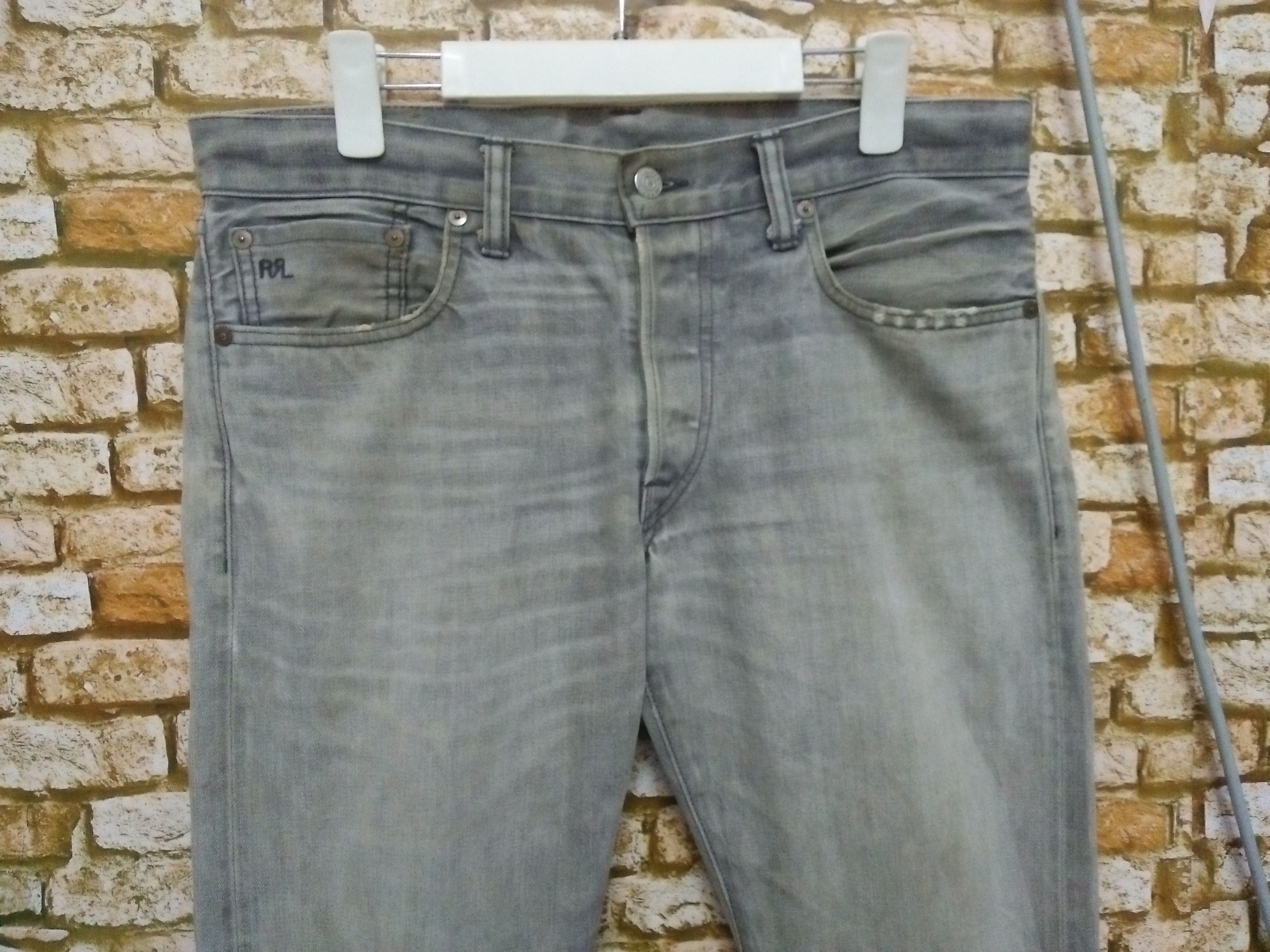 RRL Ralph Lauren RRL POLO RALPH LAUREN DOUBLE R SELVEDGE DENIM (B199) w35 Size US 35 - 3 Thumbnail