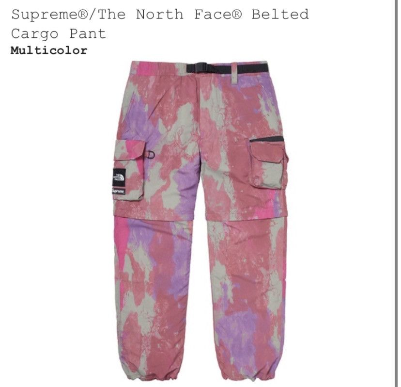 Supreme Supreme The North Face TNF Multicolor Pants Belted Cargo