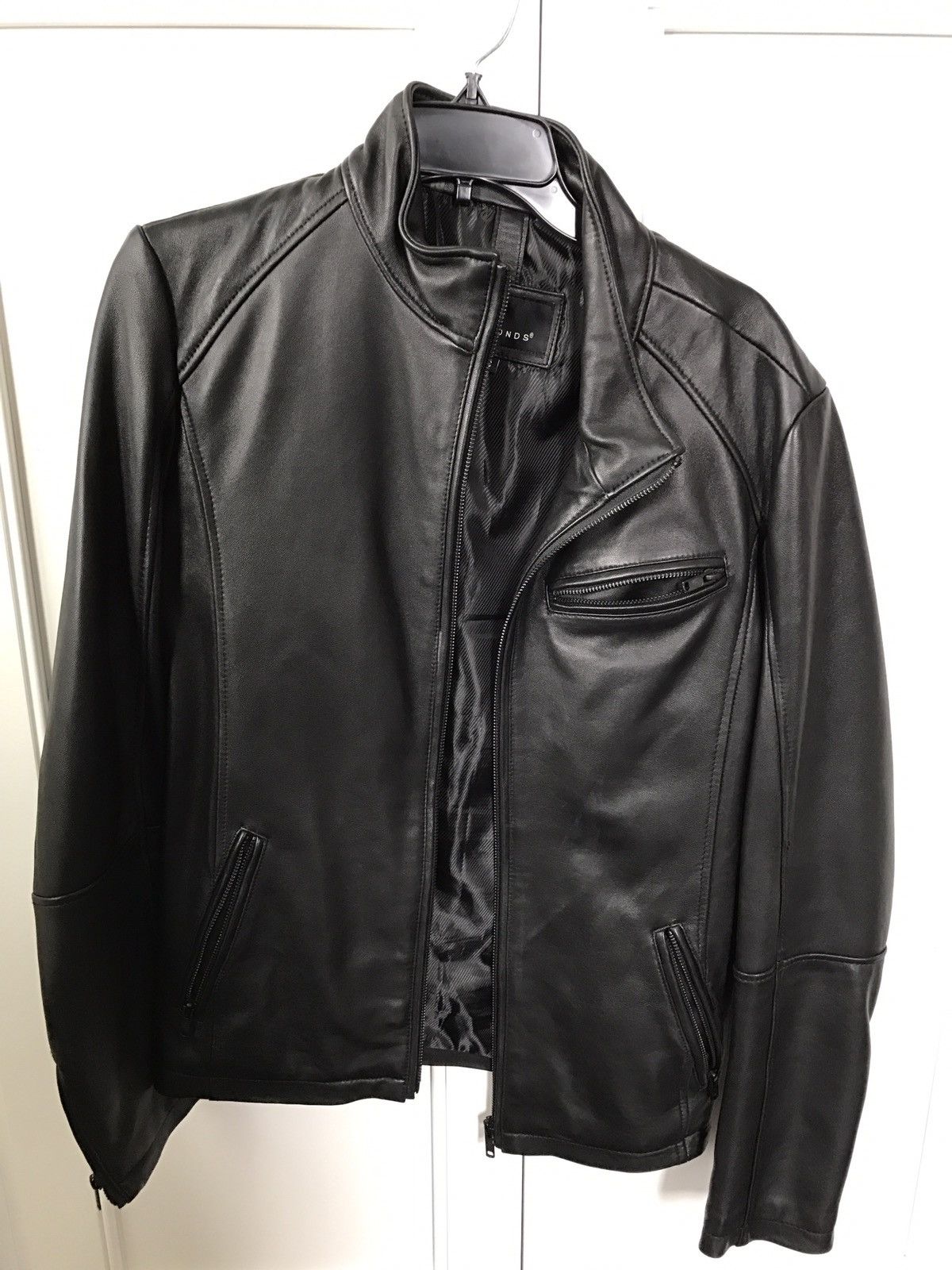 7 Diamonds Leather Jacket Grailed