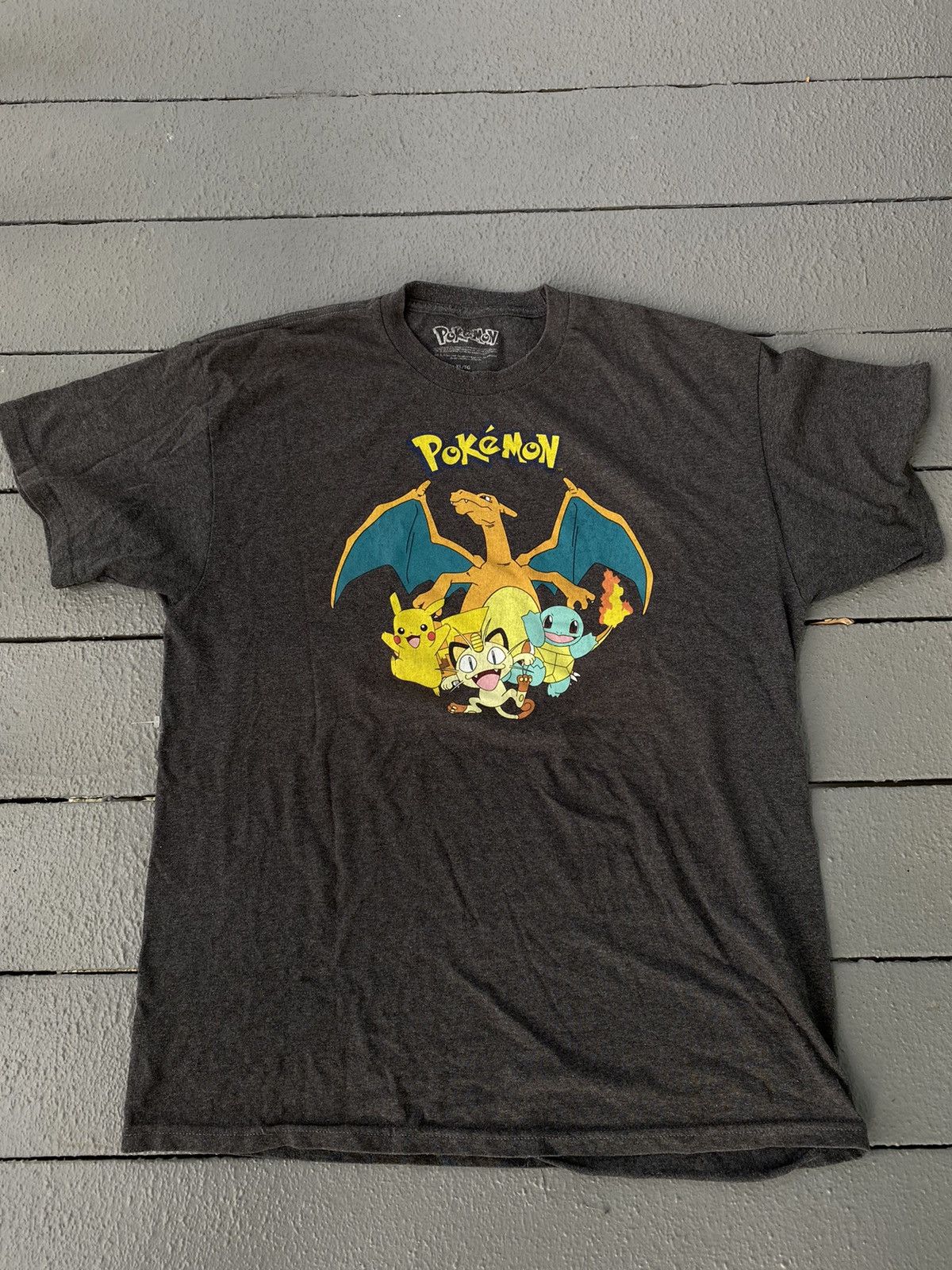 Cartoon Network 00s Pokemon Squad Shirt Anime Manga Pikachu Travis Uzi Size US XL / EU 56 / 4 - 1 Thumbnail