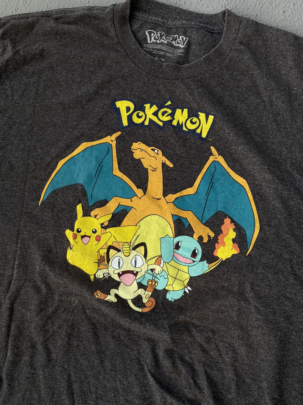 Cartoon Network 00s Pokemon Squad Shirt Anime Manga Pikachu Travis Uzi Size US XL / EU 56 / 4 - 2 Thumbnail