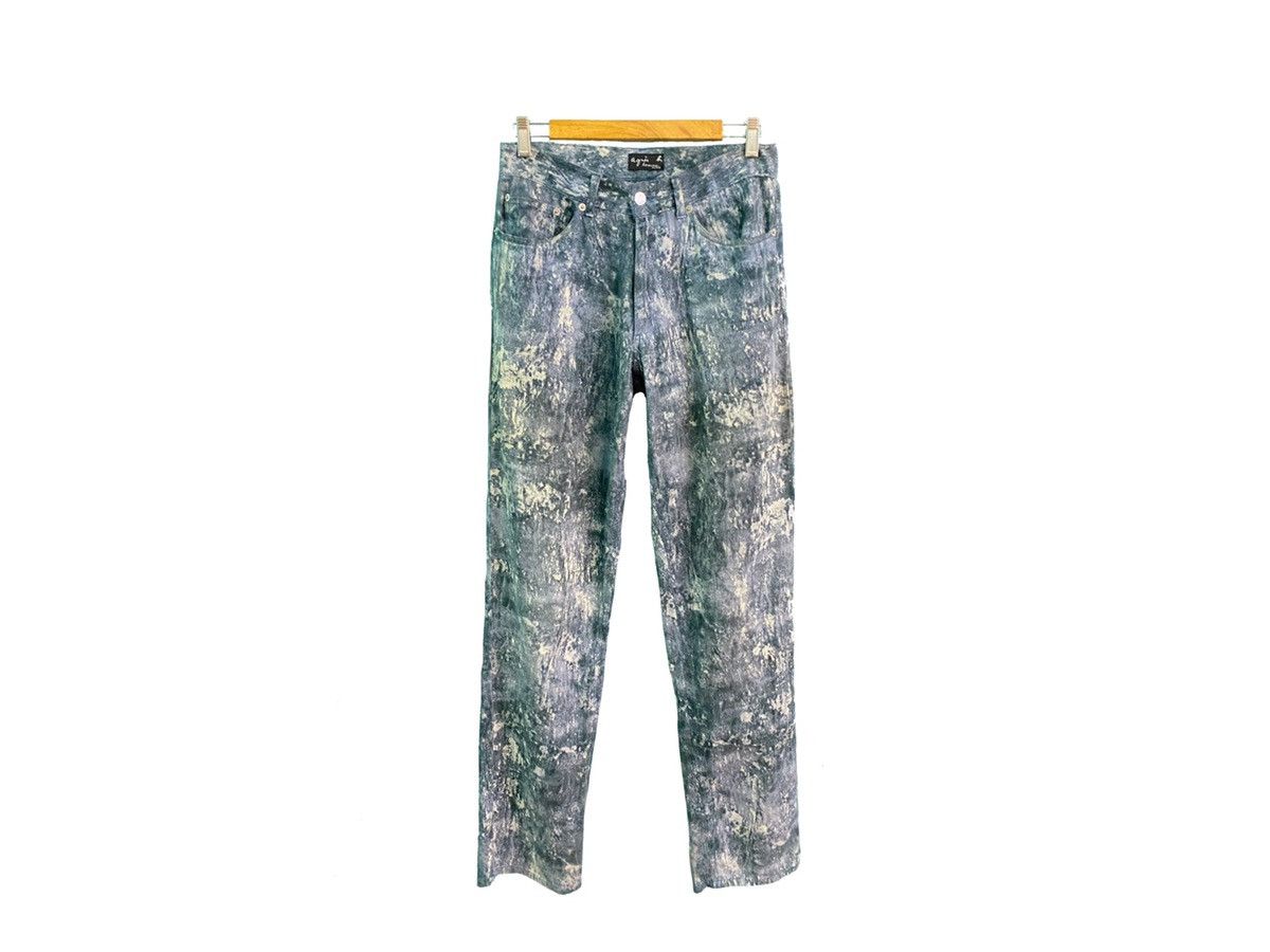 Japanese Brand × agnes b. AGNES B ACID WASH PANTS Size US 29 - 1 Thumbnail