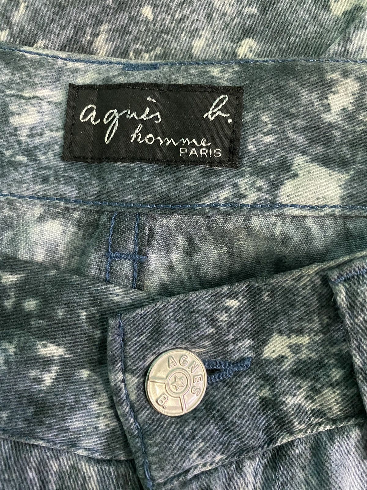 Japanese Brand × agnes b. AGNES B ACID WASH PANTS Size US 29 - 8 Thumbnail
