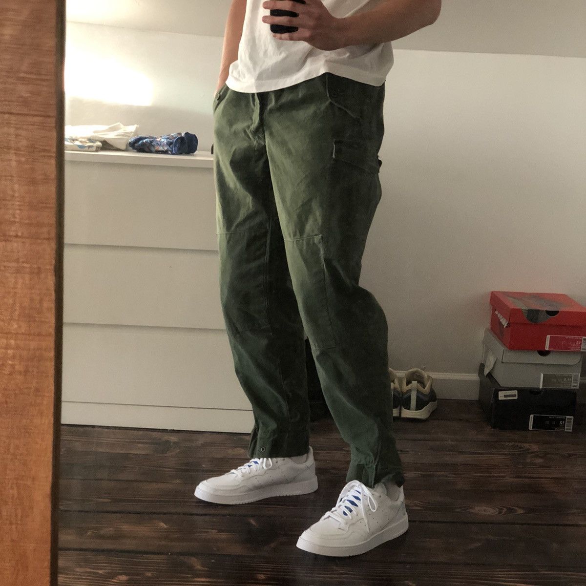 Vintage Swedish Airforce Cargo Pants Size US 31 - 1 Thumbnail