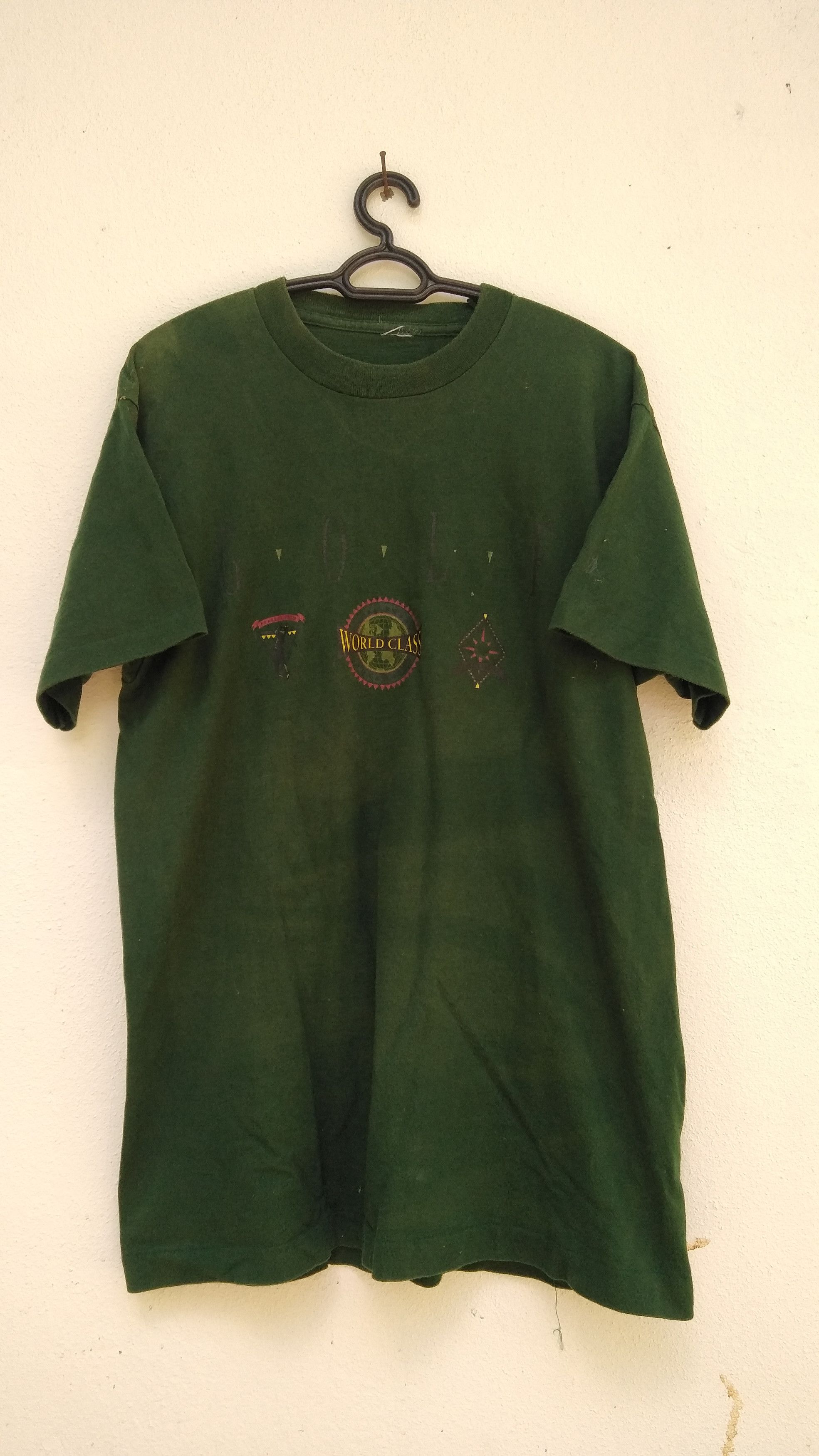 Vintage 🔥 90s SUNFADED TRASHED HAWAII GOLF WORLD TOUR Size US L / EU 52-54 / 3 - 1 Thumbnail
