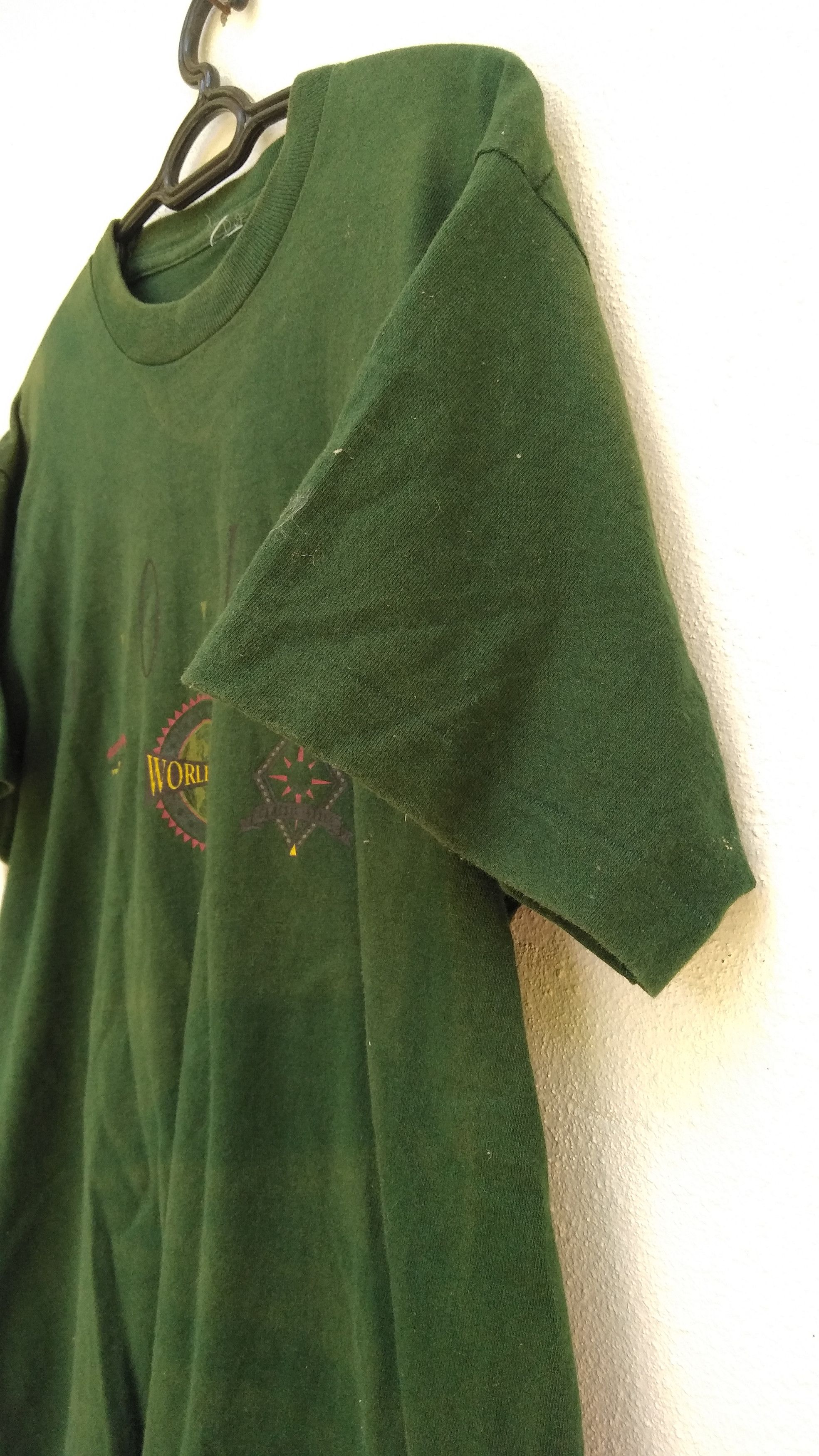Vintage 🔥 90s SUNFADED TRASHED HAWAII GOLF WORLD TOUR Size US L / EU 52-54 / 3 - 2 Thumbnail