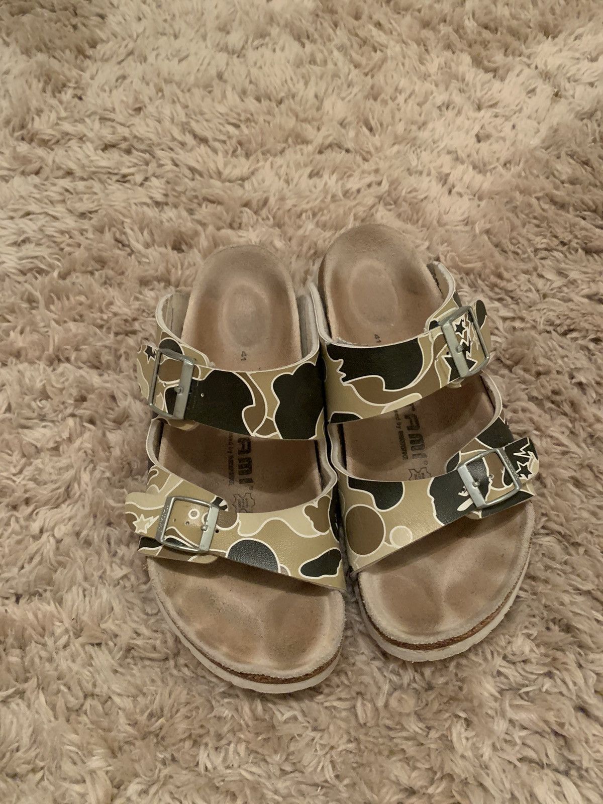 custom bape birkenstocks