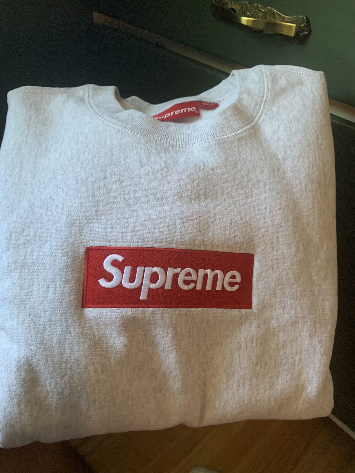 Supreme Supreme box logo heather grey FW 2018 Size US M / EU 48-50 / 2 - 7 Thumbnail