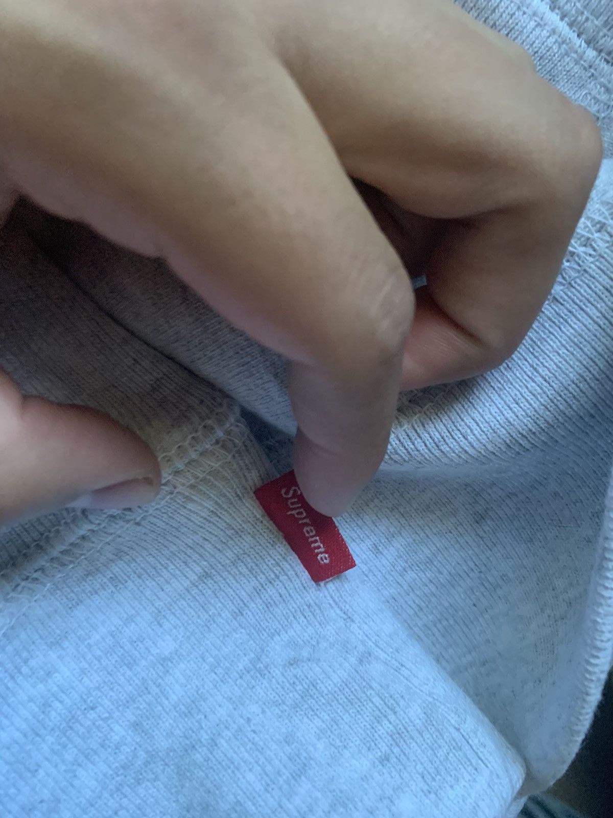 Supreme Supreme box logo heather grey FW 2018 Size US M / EU 48-50 / 2 - 15 Thumbnail